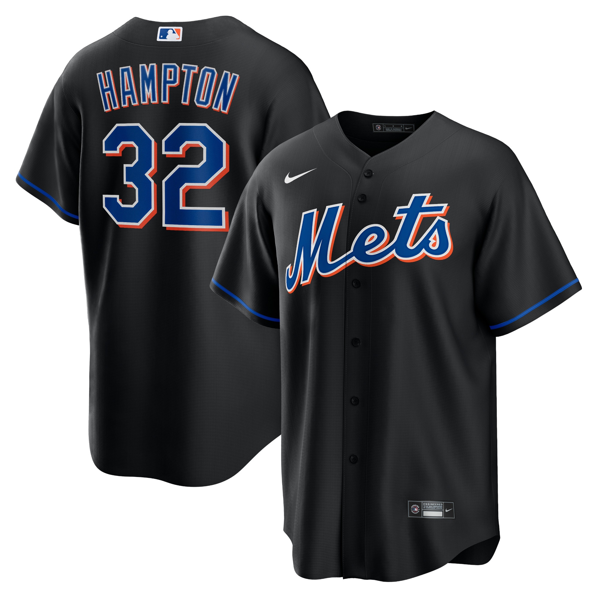 Mike Hampton New York Mets 2022 Alternate Player Jersey - Black
