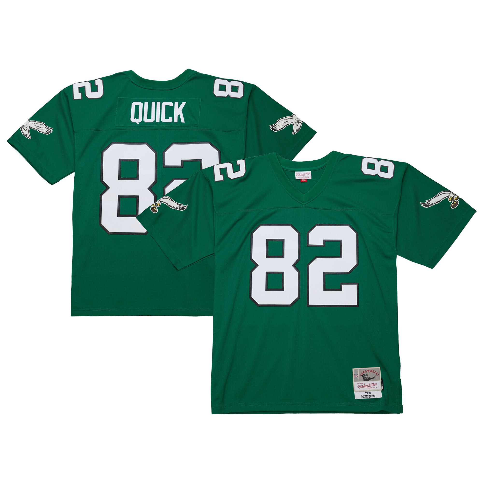 Mike Quick Philadelphia Eagles Legacy Jersey - Kelly Green