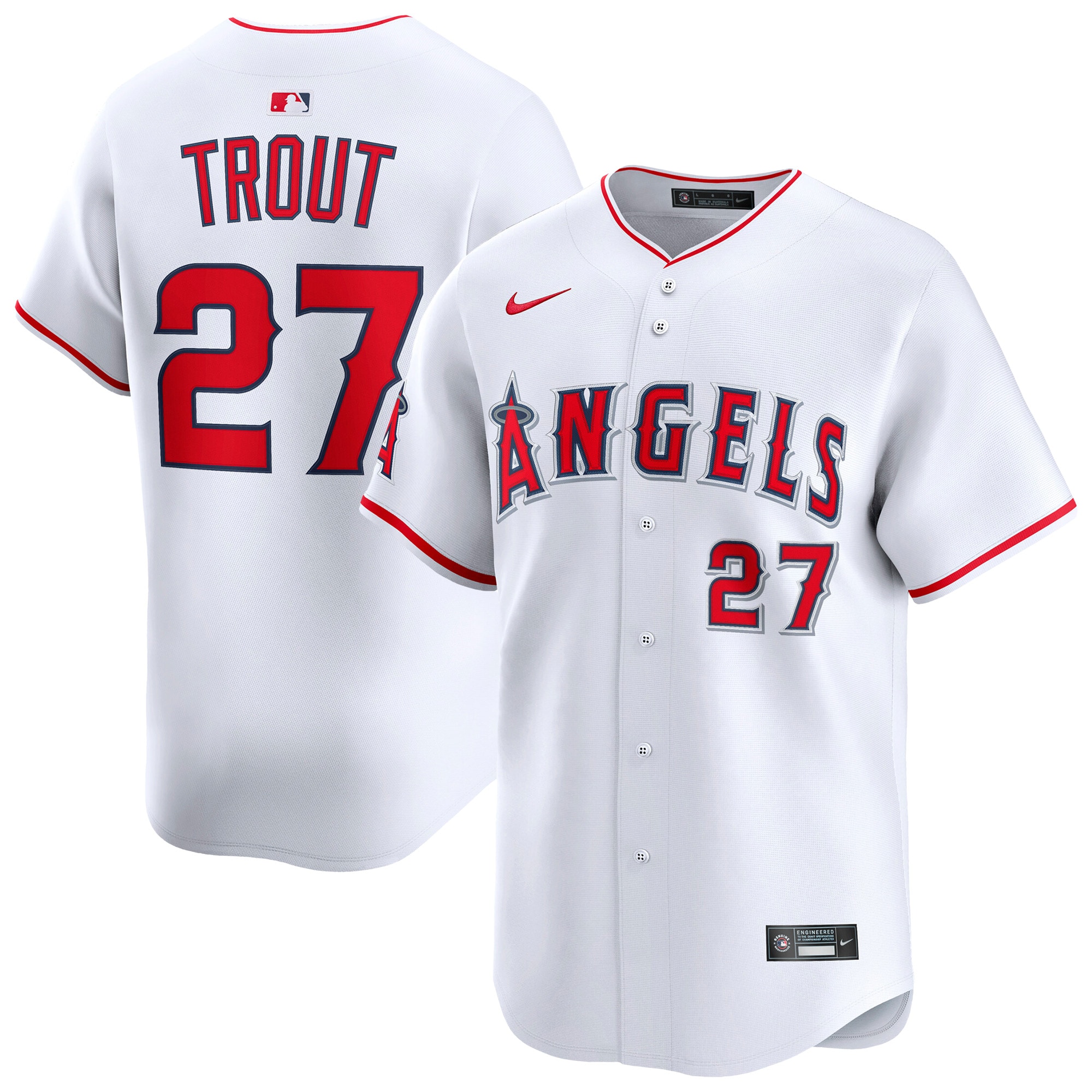 Mike Trout Los Angeles Angels Home Limited Player Jersey