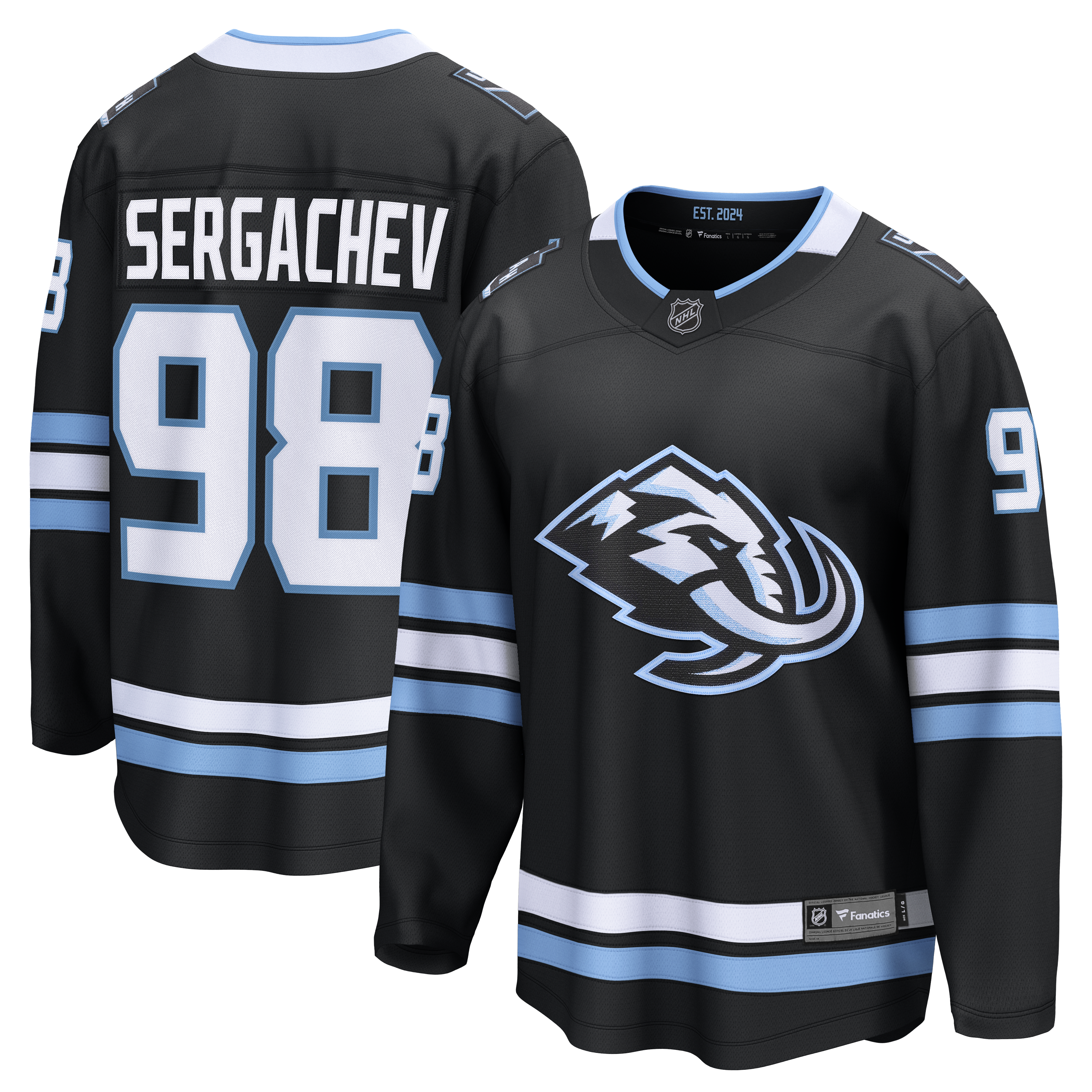 Mikhail Sergachev Utah Mammoth Fanatics Home Breakaway Player Jersey - Black