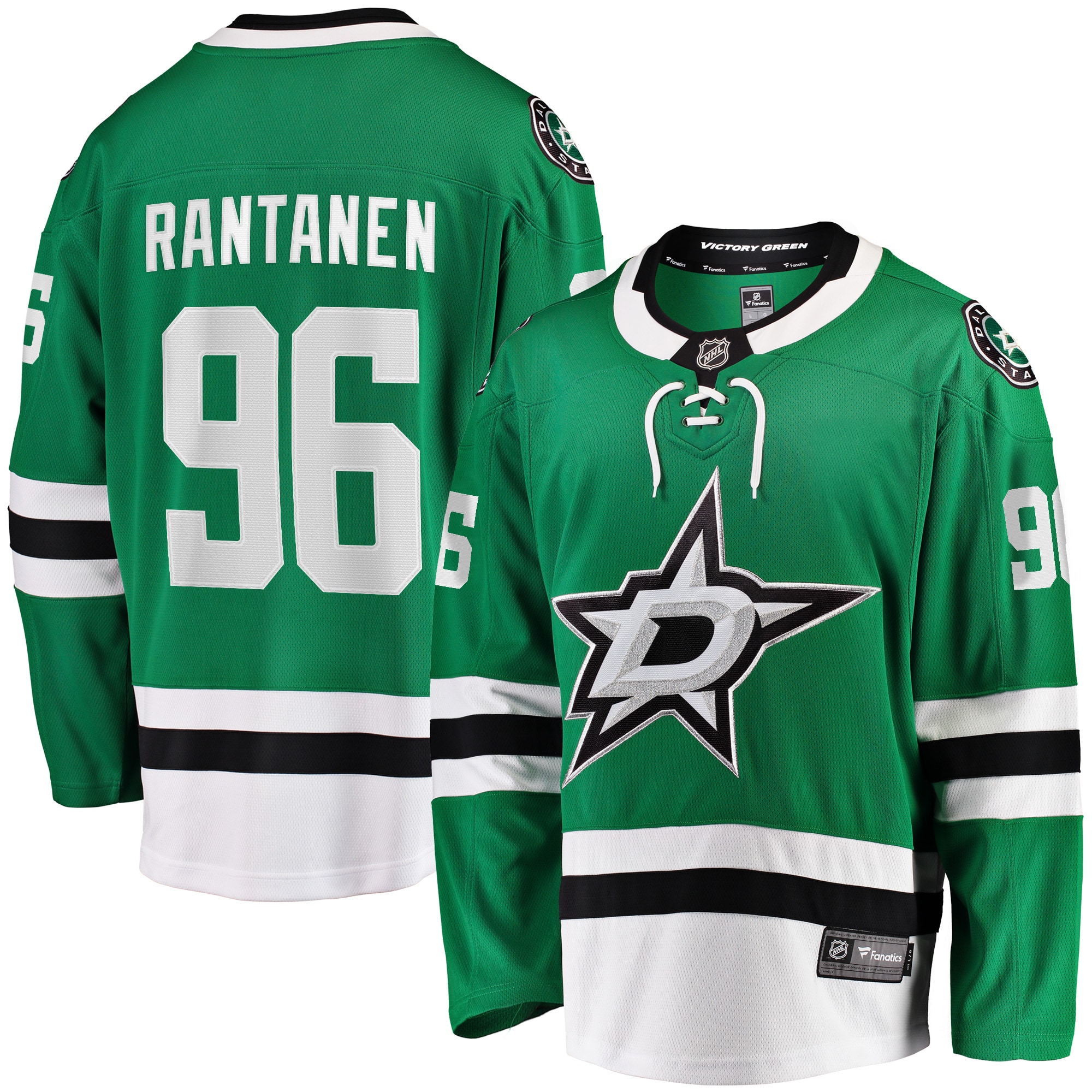 Mikko Rantanen Dallas Stars Fanatics Home Breakaway Jersey - Kelly Green