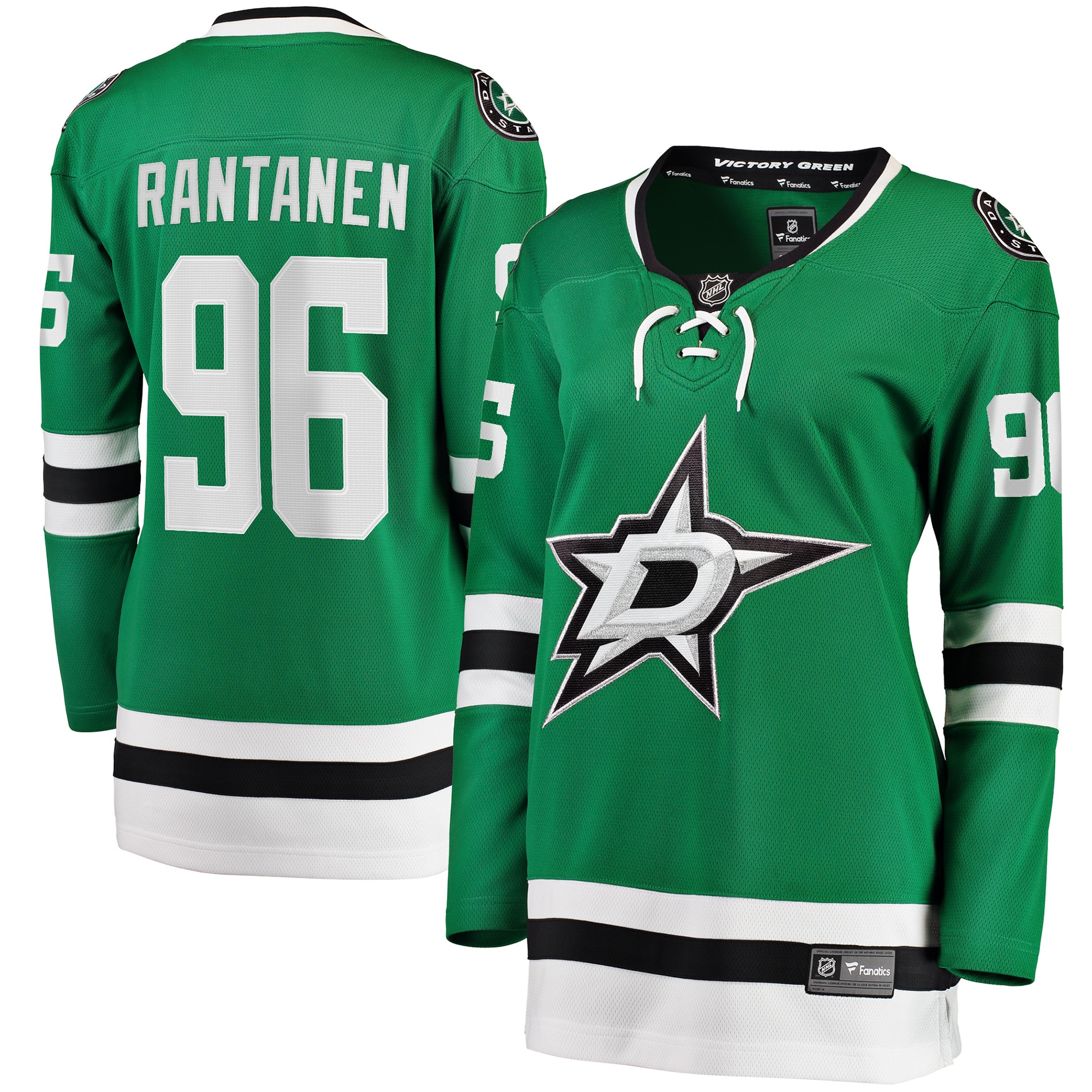 Mikko Rantanen Dallas Stars Fanatics Women's Home Breakaway Player Jersey - Kelly Green