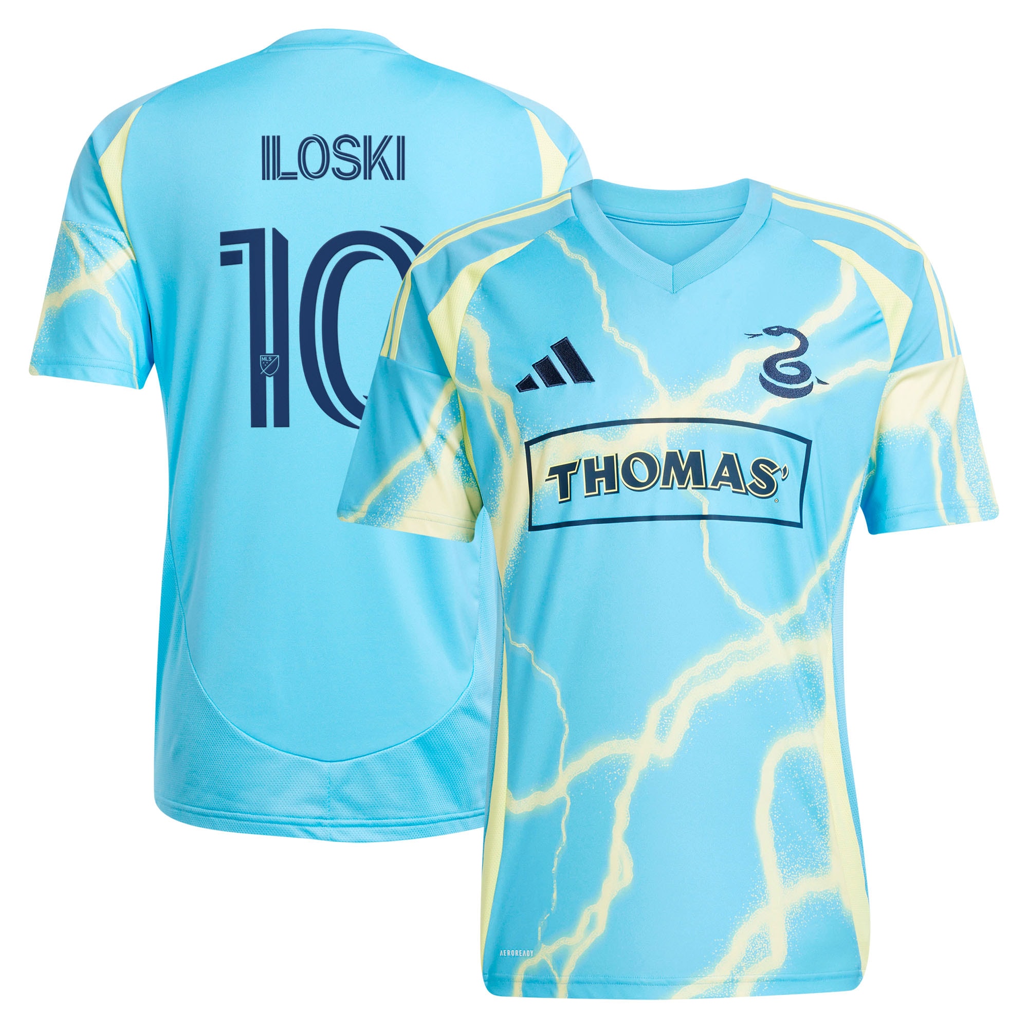 Milan Iloski Philadelphia Union 2025 The Voltage Kit Jersey - Blue