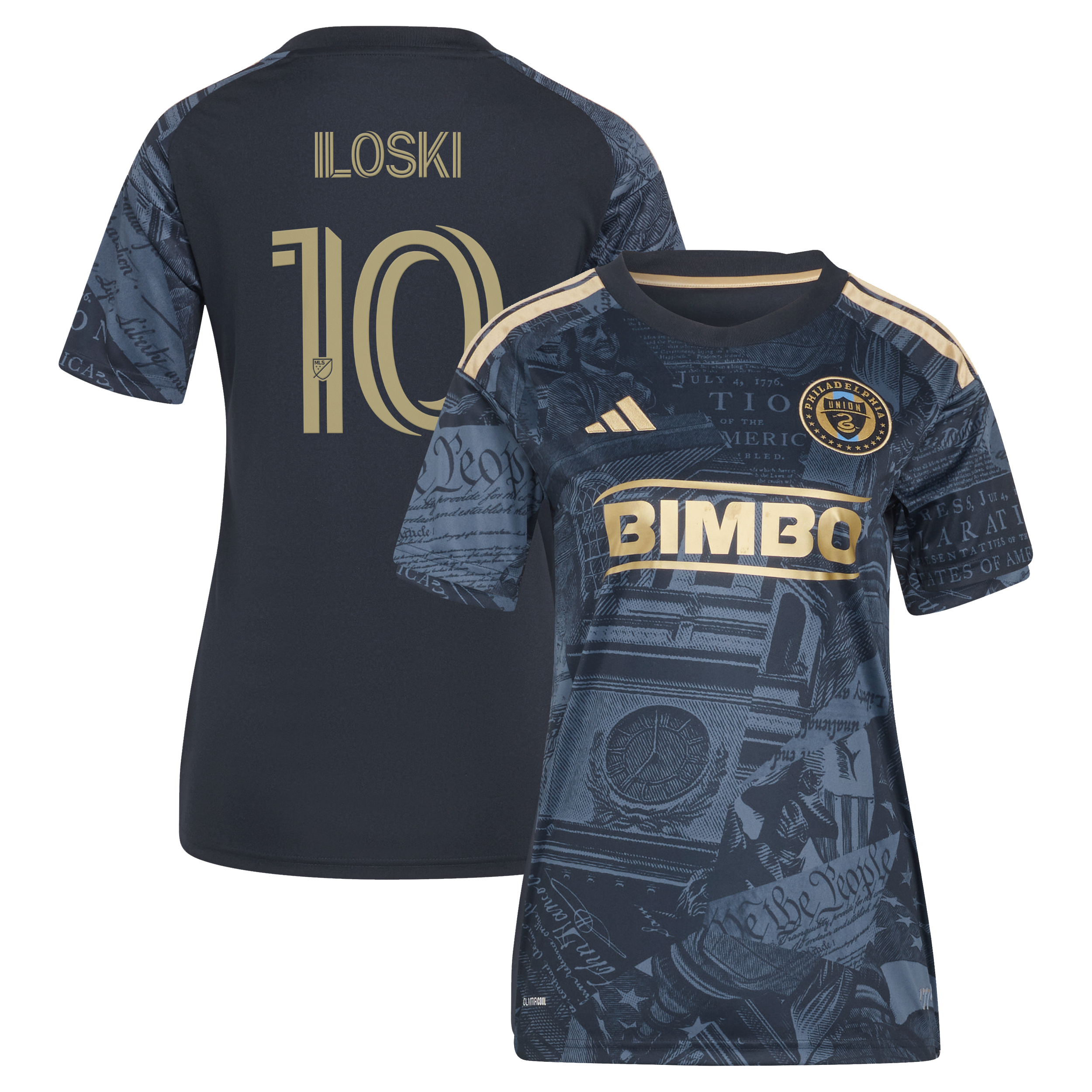 Milan Iloski Philadelphia Union Women's 2026 1776 Kit Jersey - Navy