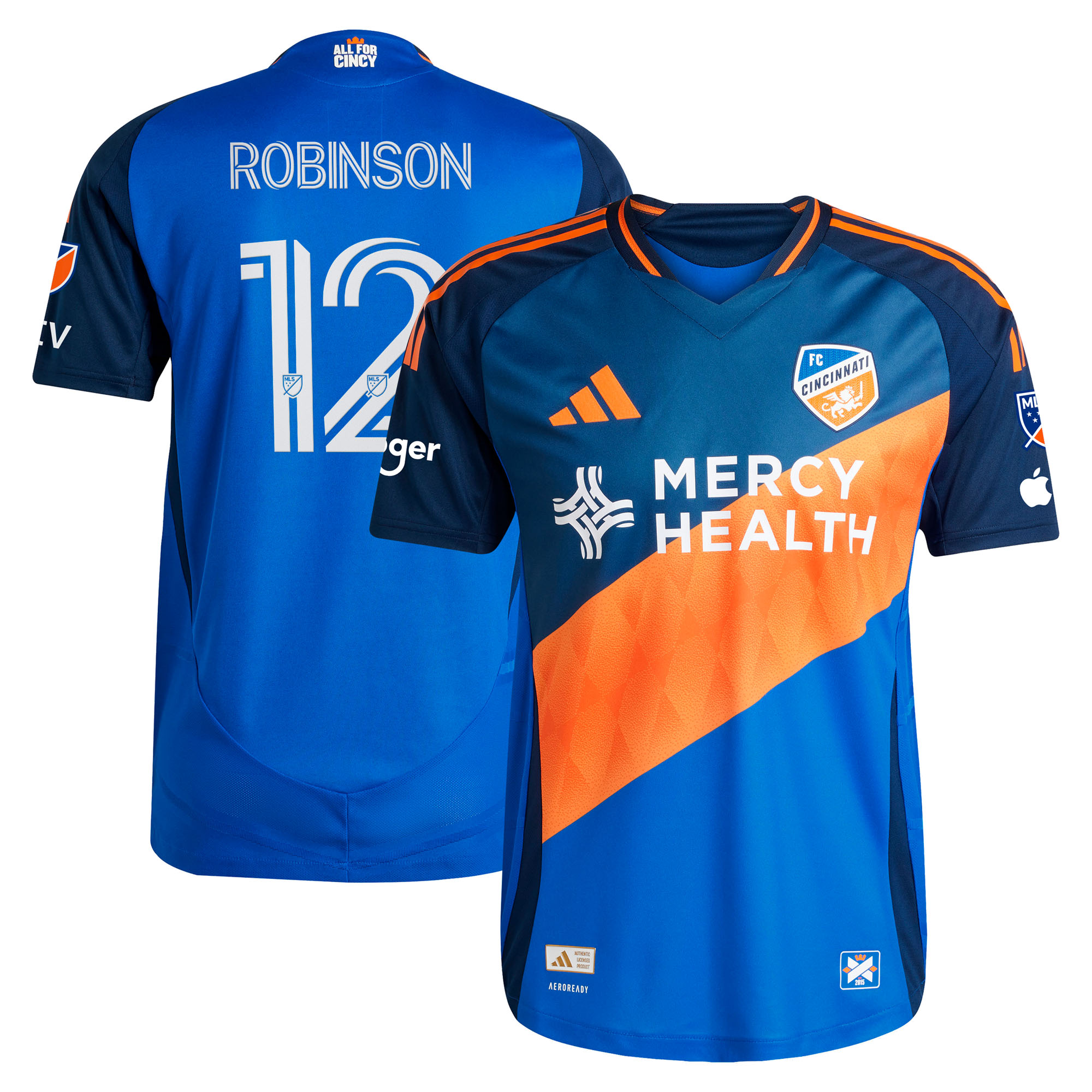 Miles Robinson FC Cincinnati 2025 Orange and Blue Legacy Kit Player Jersey - Blue