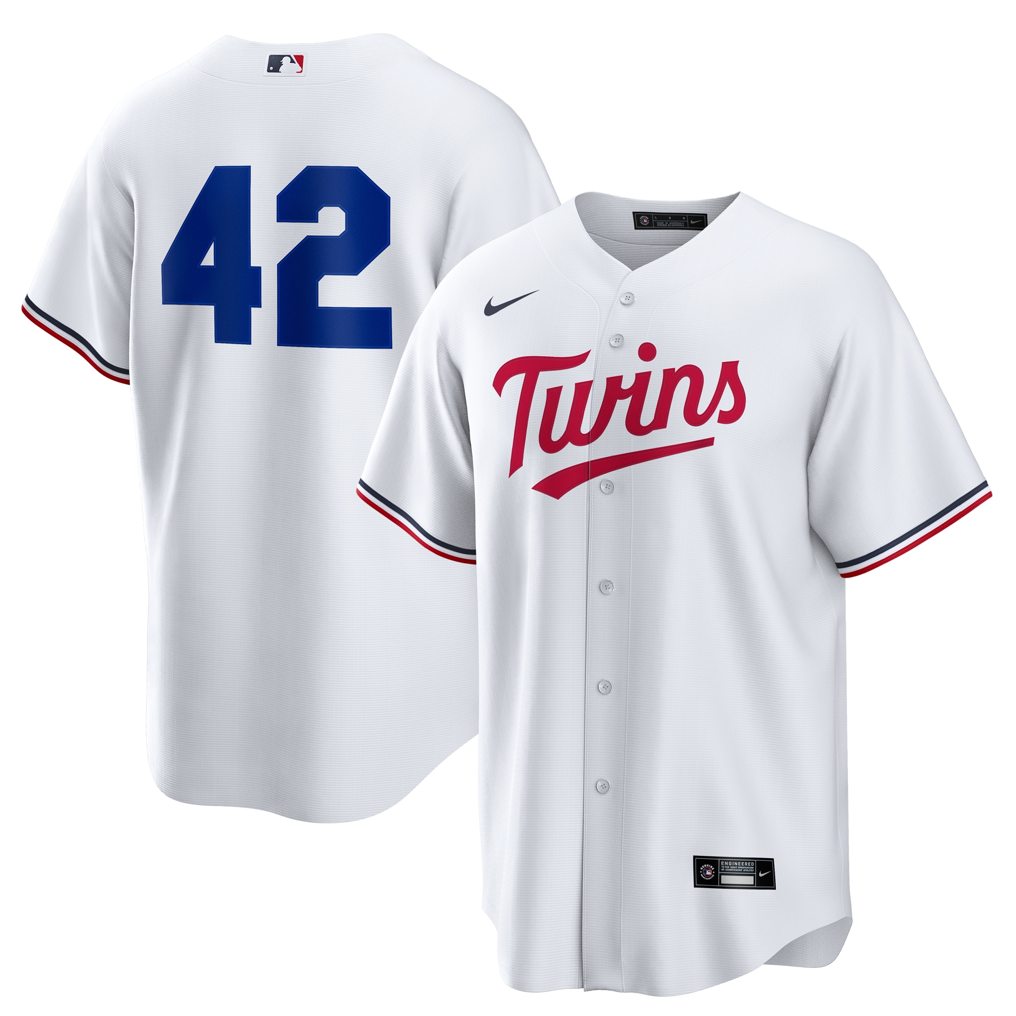 Minnesota Twins Home 2025 Jackie Robinson Day Jersey - White