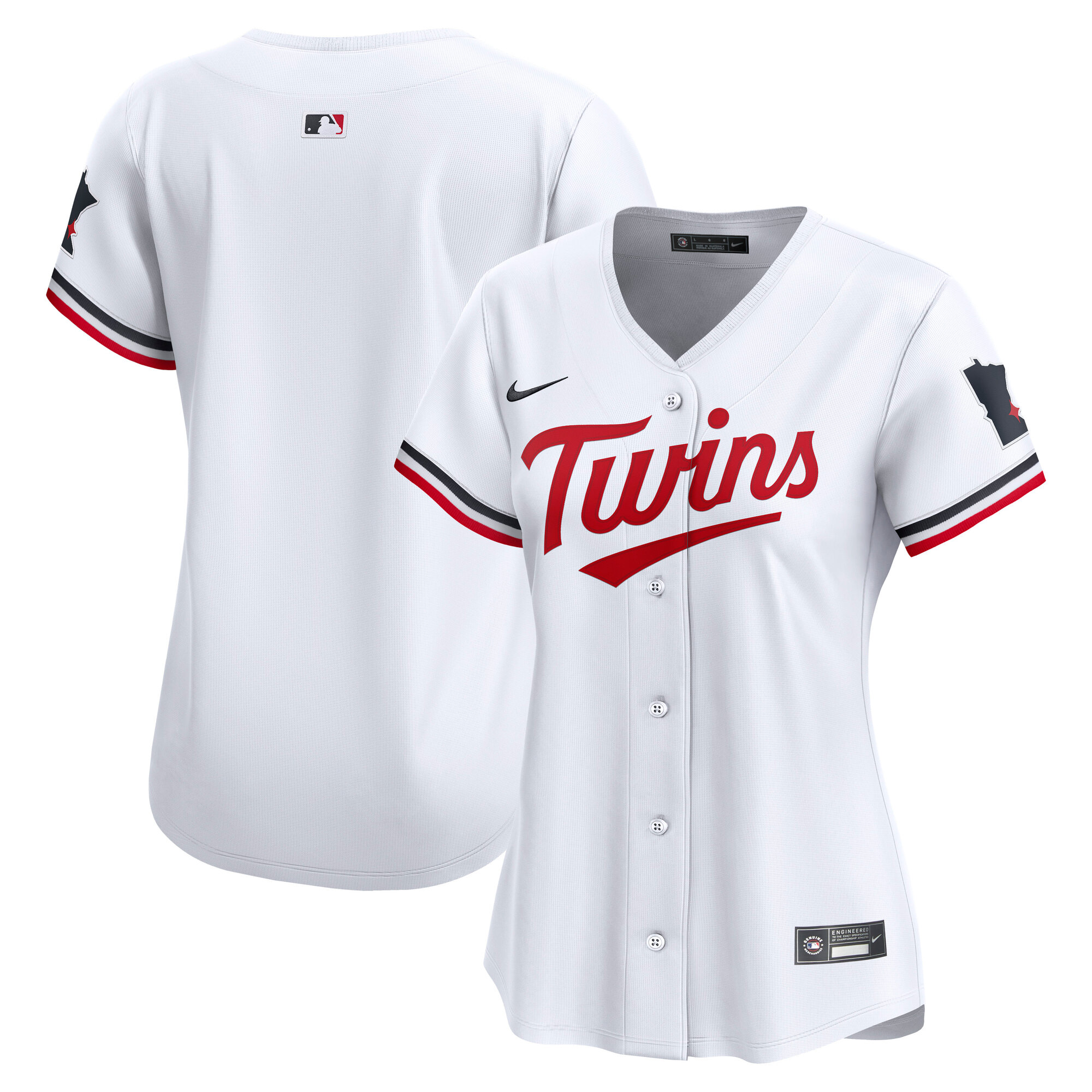 Minnesota Twins Women's Home Limited Jersey - White