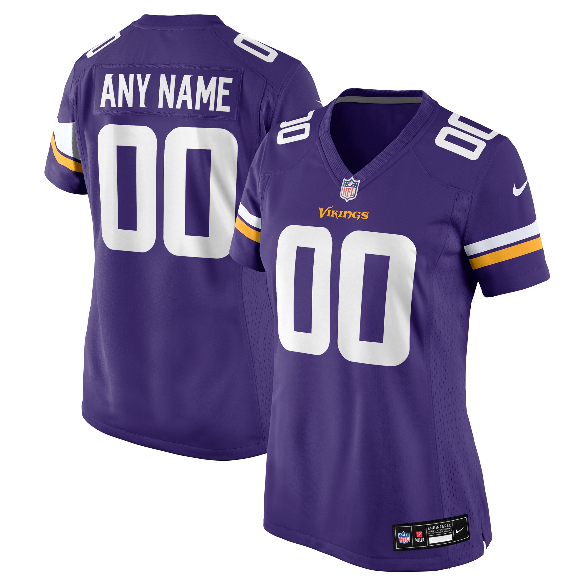 Minnesota Vikings Women's Custom Game Jersey