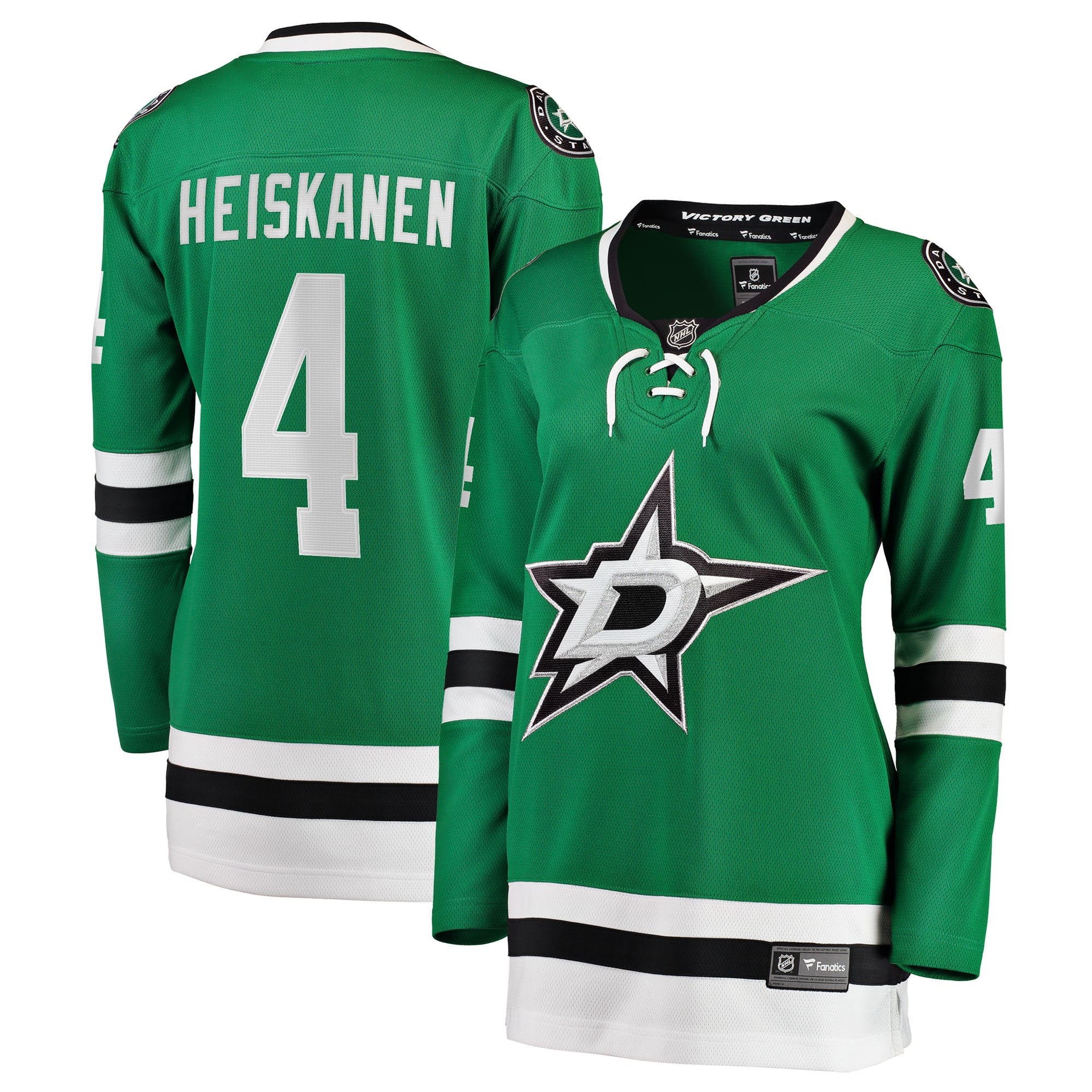 Miro Heiskanen Dallas Stars Fanatics Women's Home Breakaway Player Jersey - Kelly Green