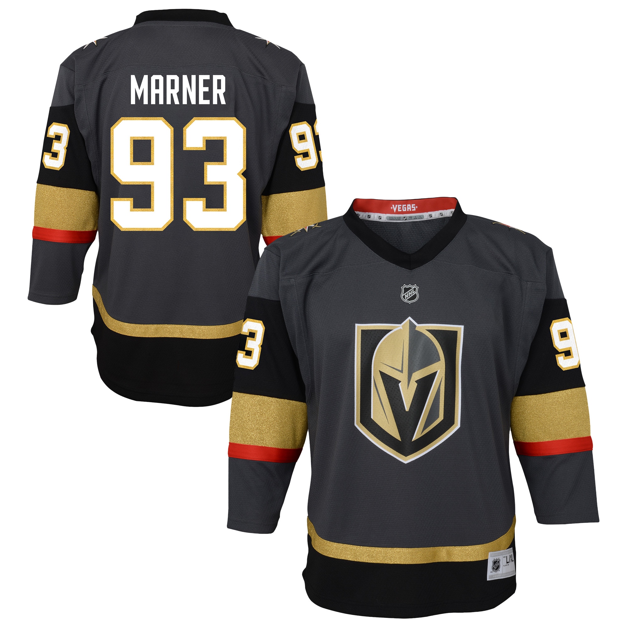 Mitch Marner Vegas Golden Knights Outerstuff Youth Home Player Jersey - Gray