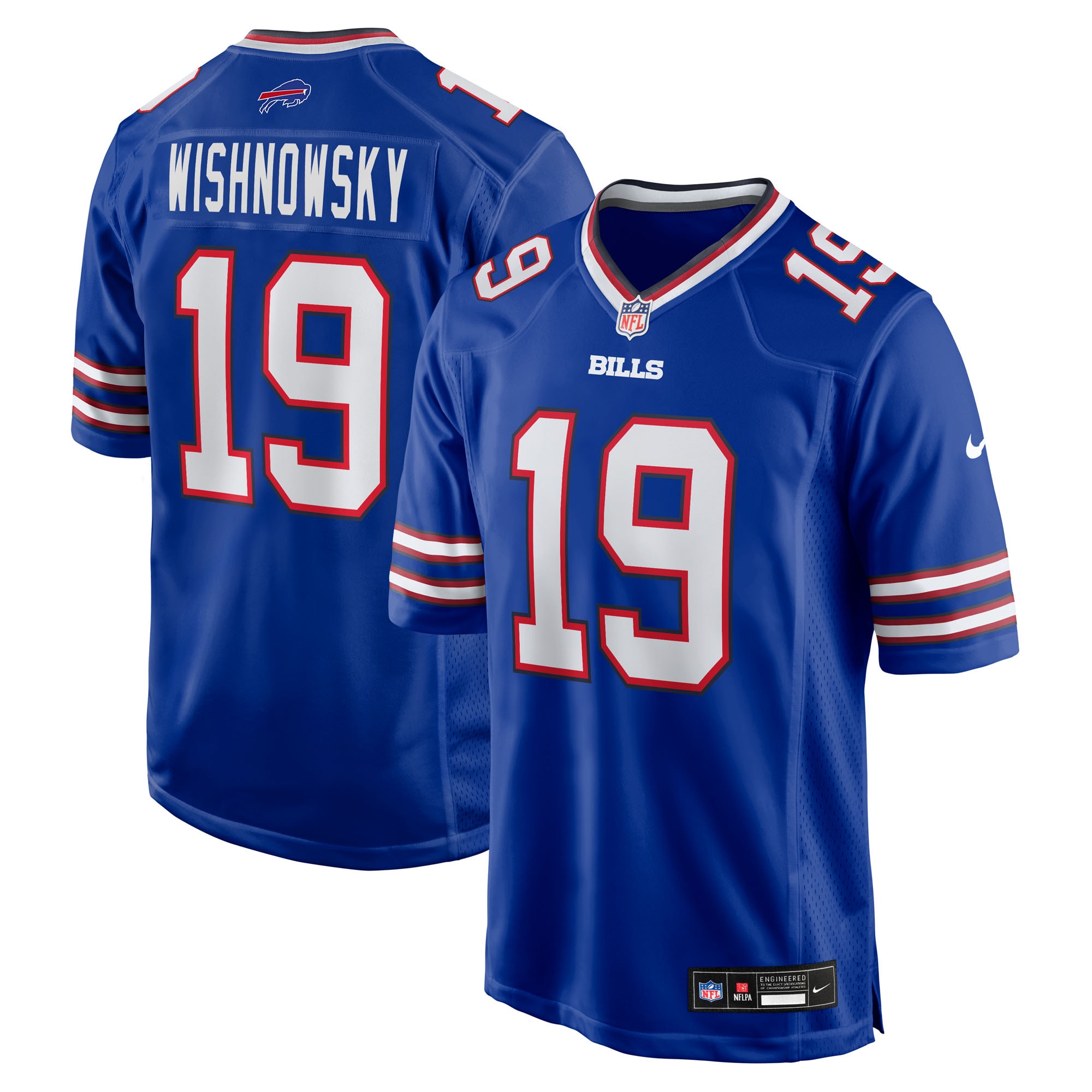 Mitch Wishnowsky Buffalo Bills Team Game Jersey - Royal