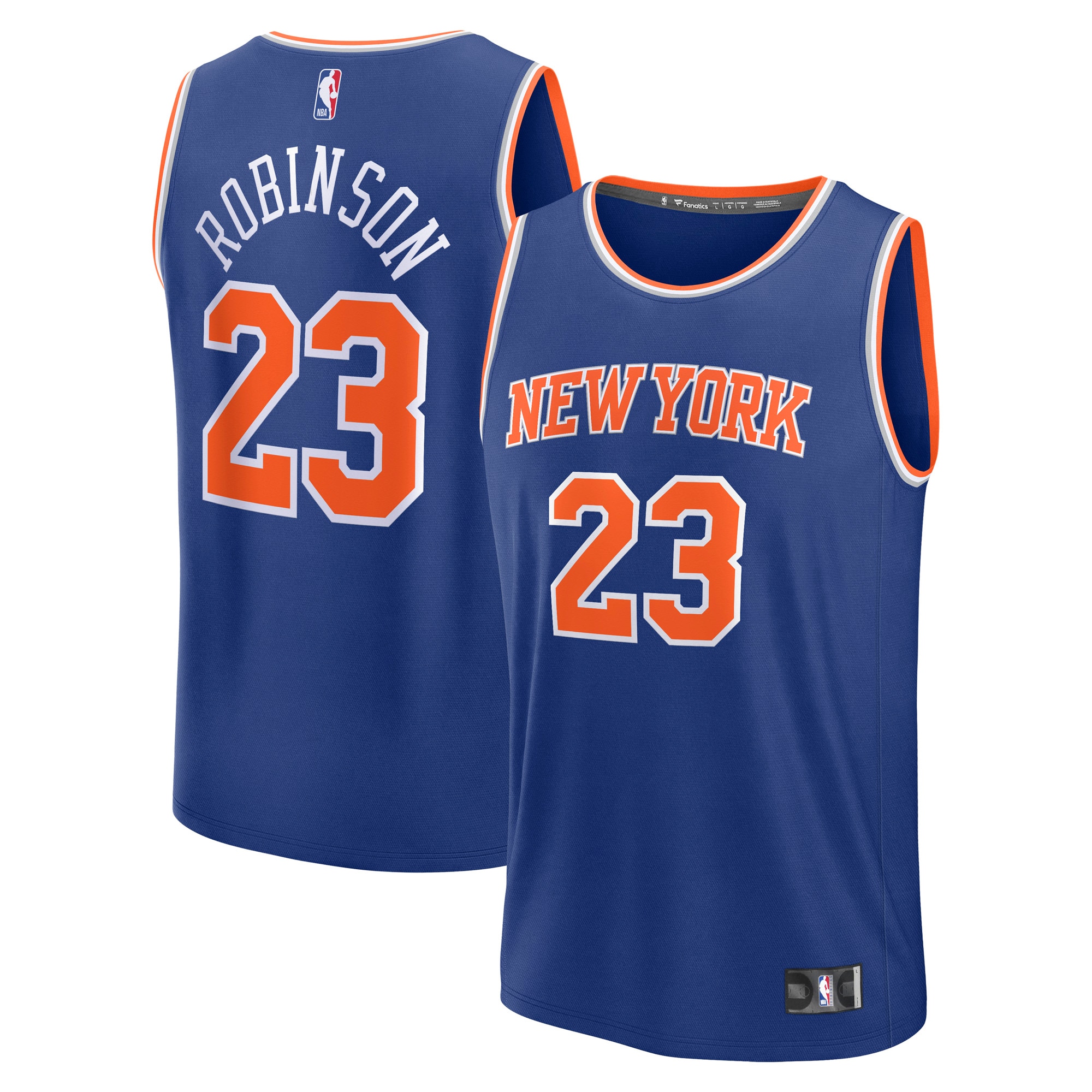 Mitchell Robinson New York Knicks Fanatics Fast Break Player Jersey - Icon Edition - Blue