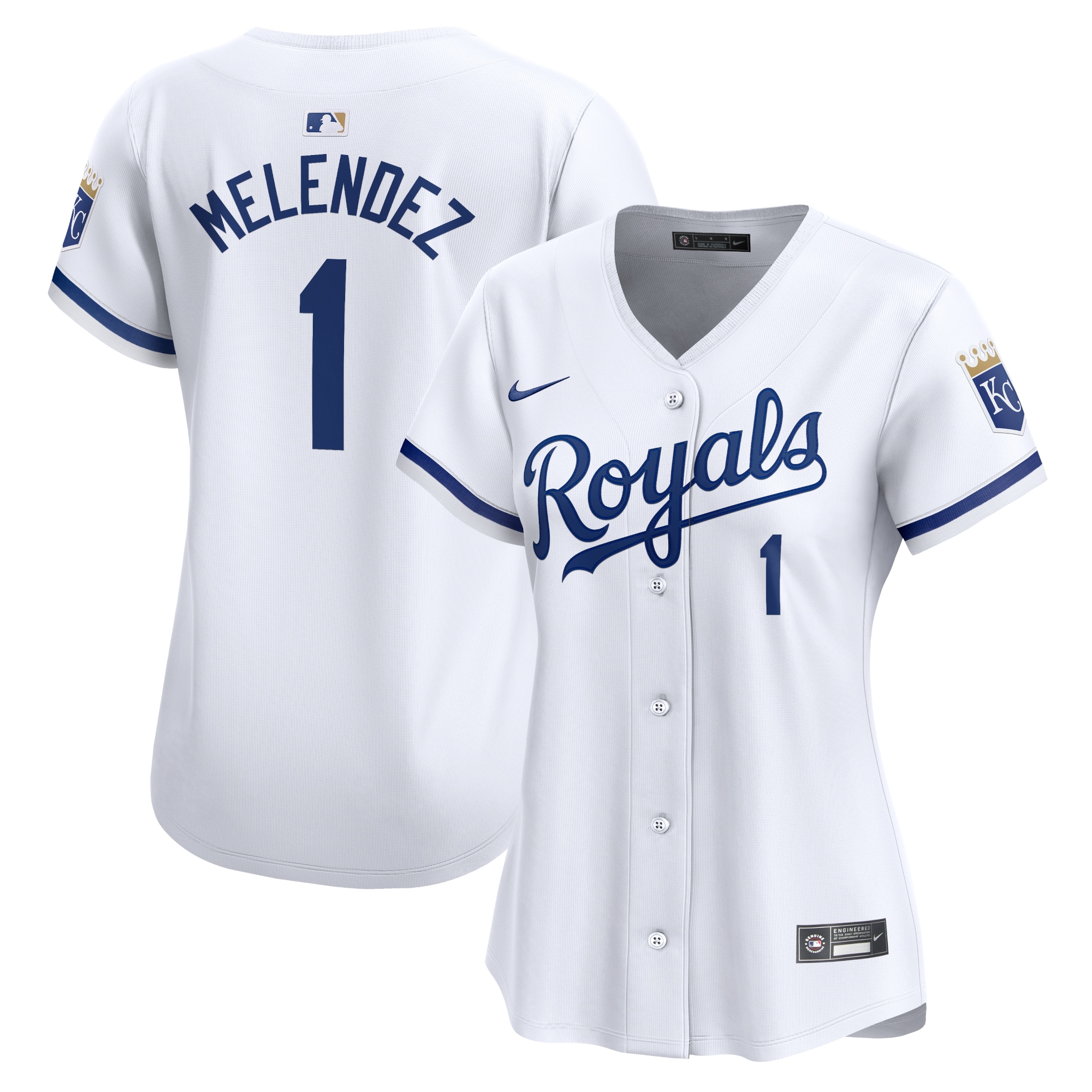 MJ Melendez Kansas City Royals Women's Home Limited Player Jersey - White