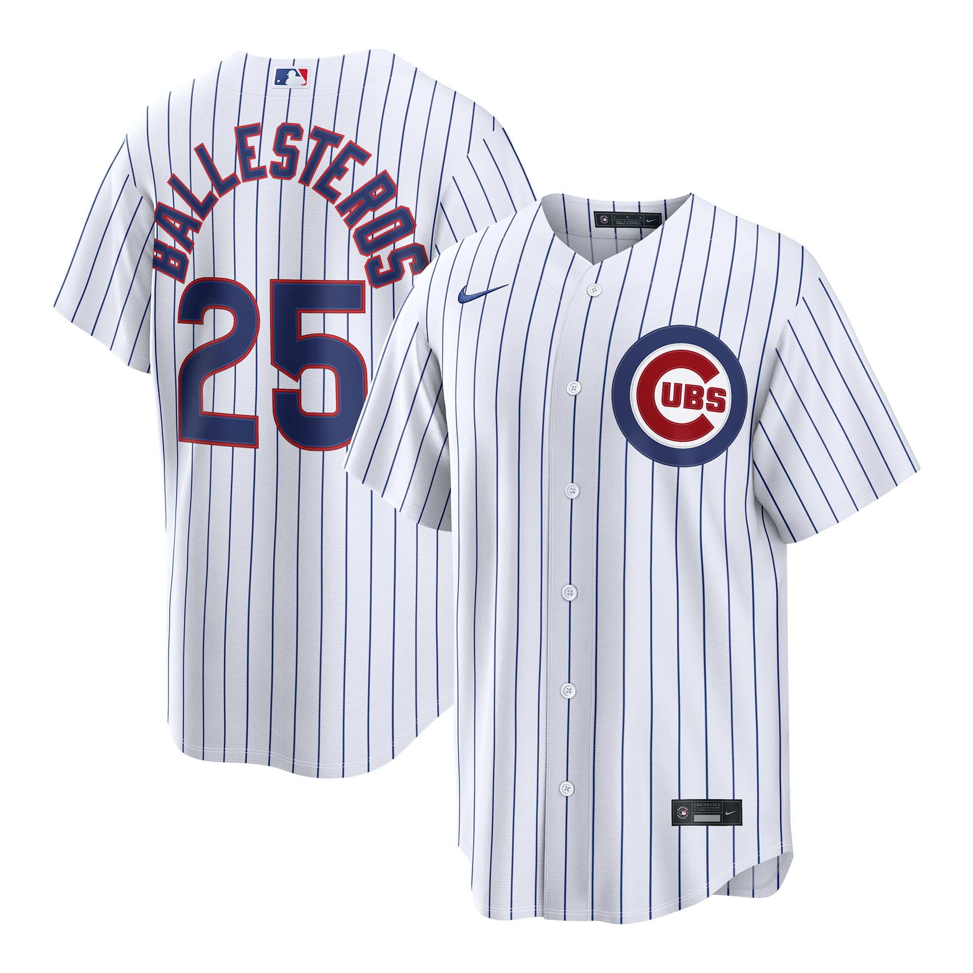 Moisés Ballesteros Chicago Cubs Home Jersey - White