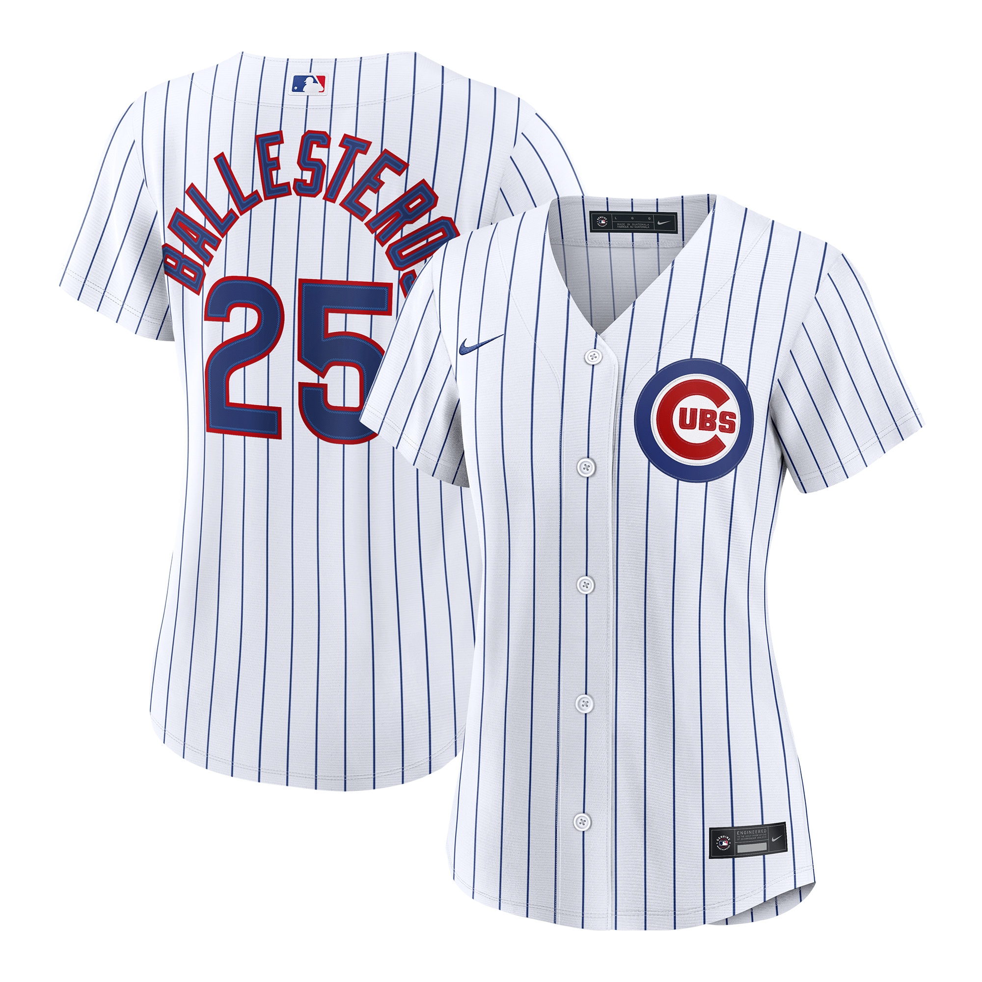 Moisés Ballesteros Chicago Cubs Women's Home Jersey - White