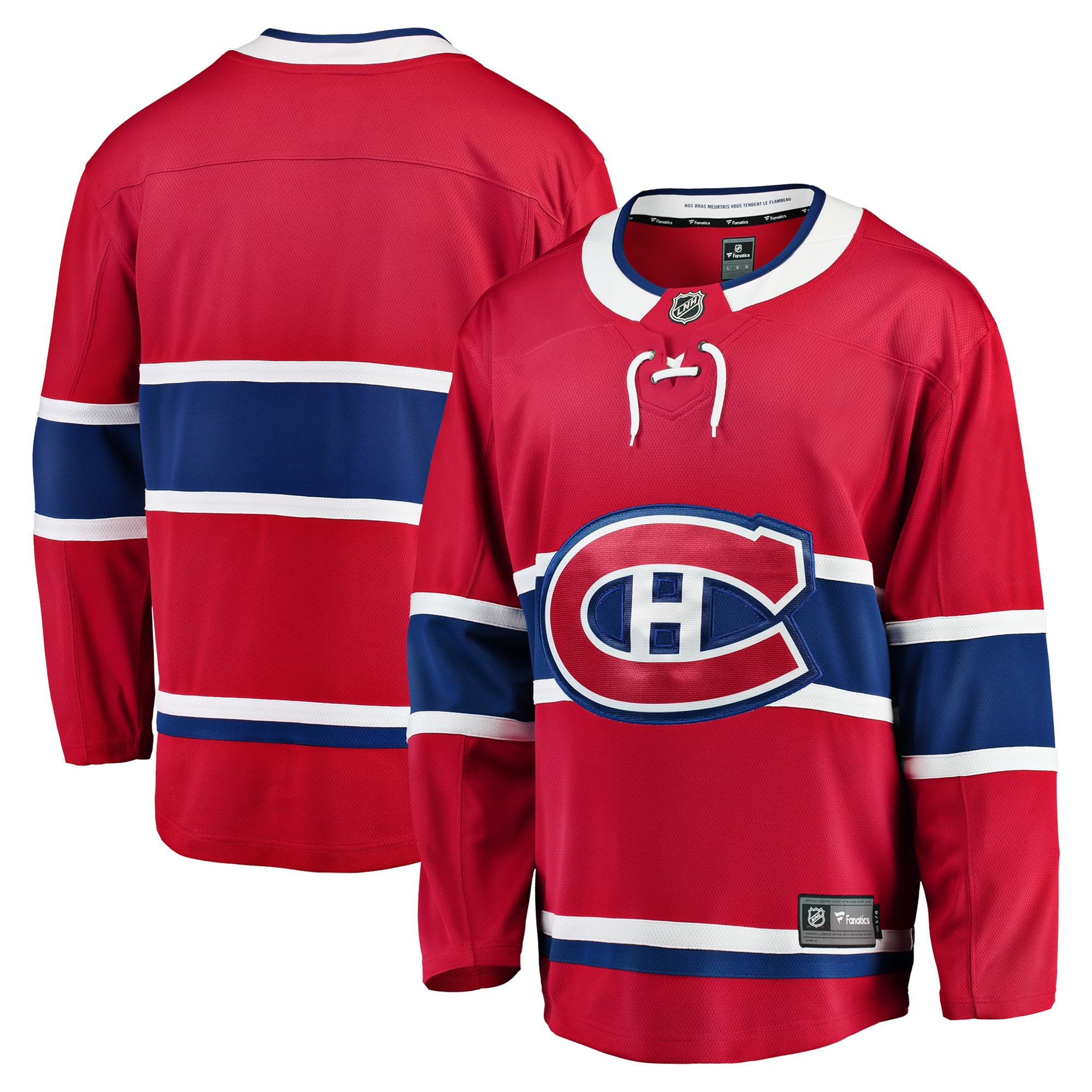 Montreal Canadiens Fanatics Breakaway Home Jersey - Red