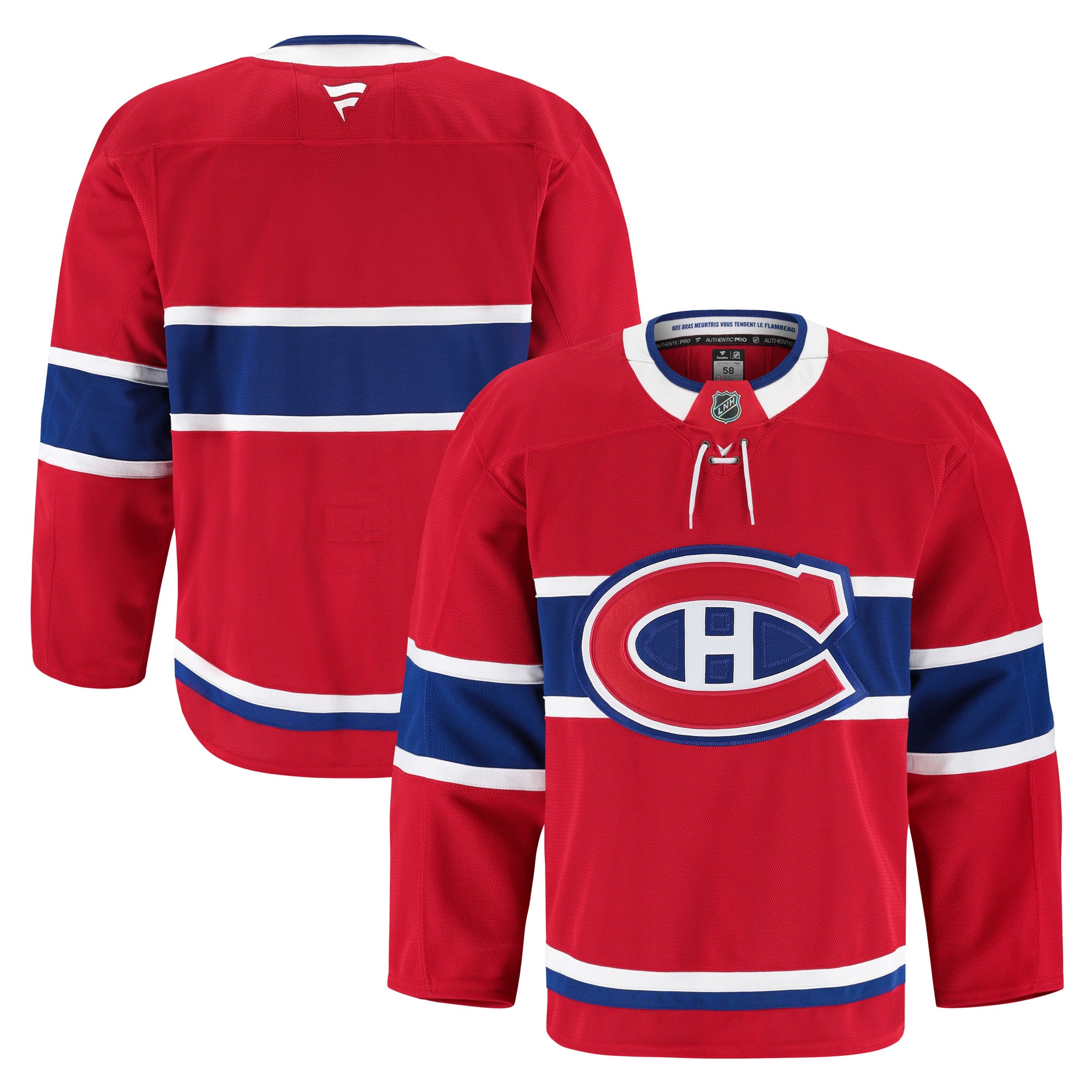 Montreal Canadiens Fanatics Home Pro Jersey - Red