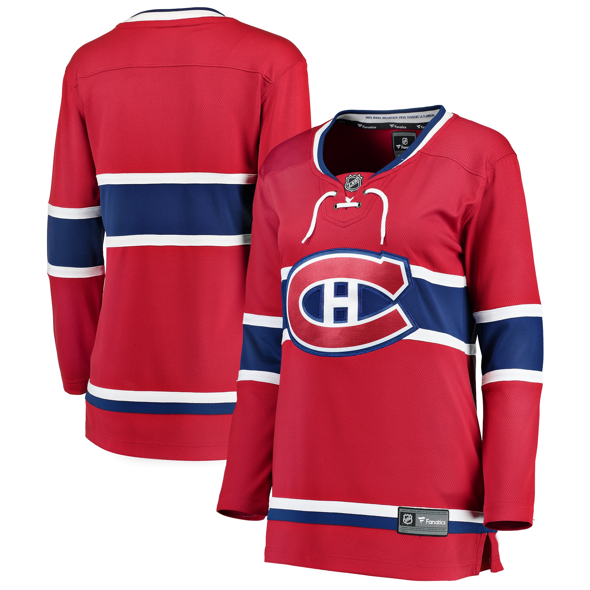Montreal Canadiens Fanatics Women's Home Breakaway Jersey - Red