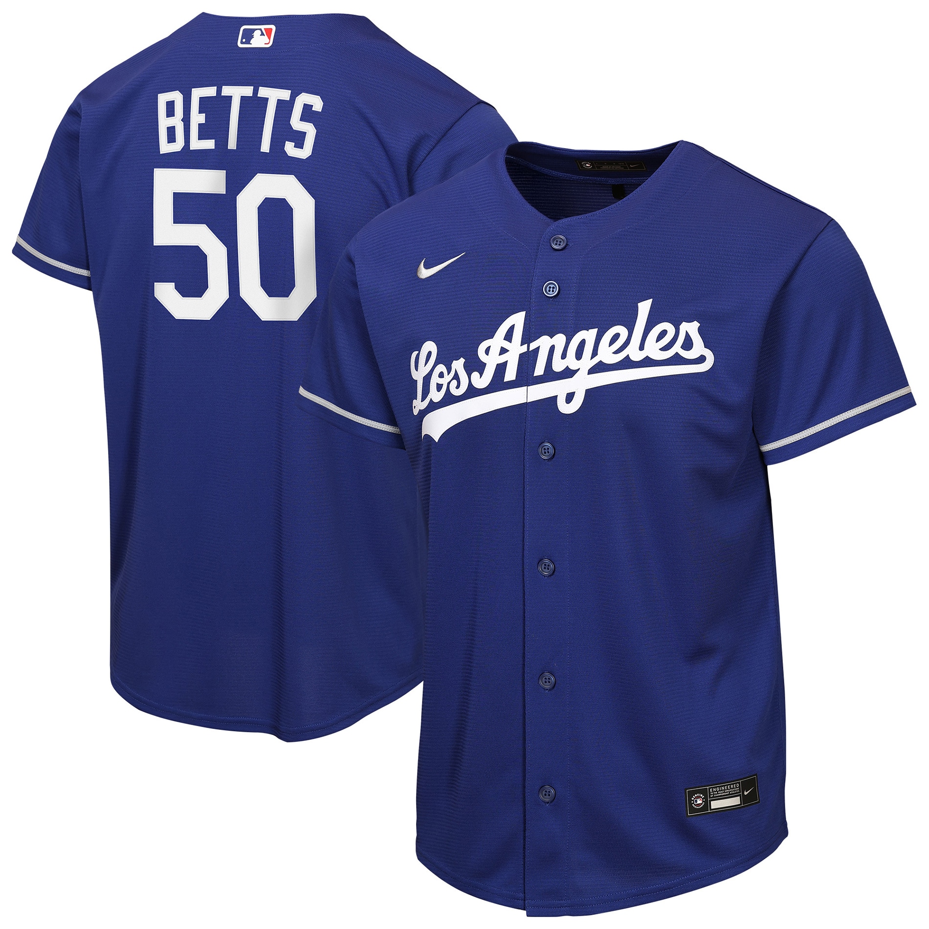 Mookie Betts Los Angeles Dodgers Youth Alternate Jersey - Royal
