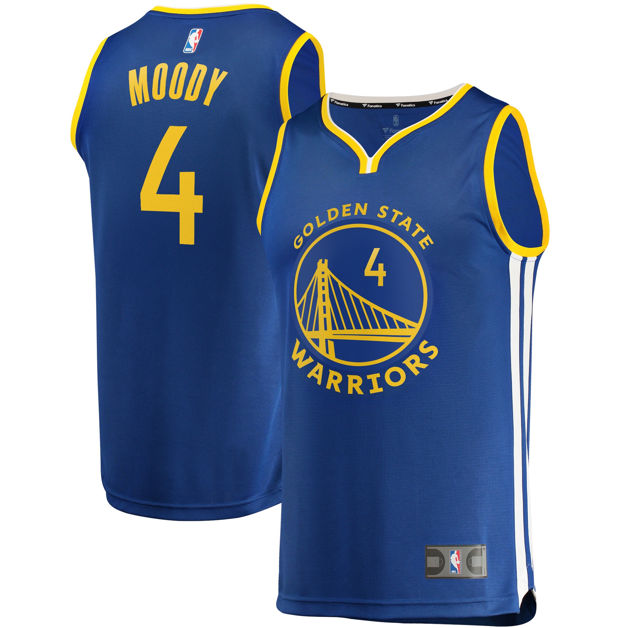 Moses Moody Golden State Warriors Fanatics Fast Break Jersey - Icon Edition - Royal