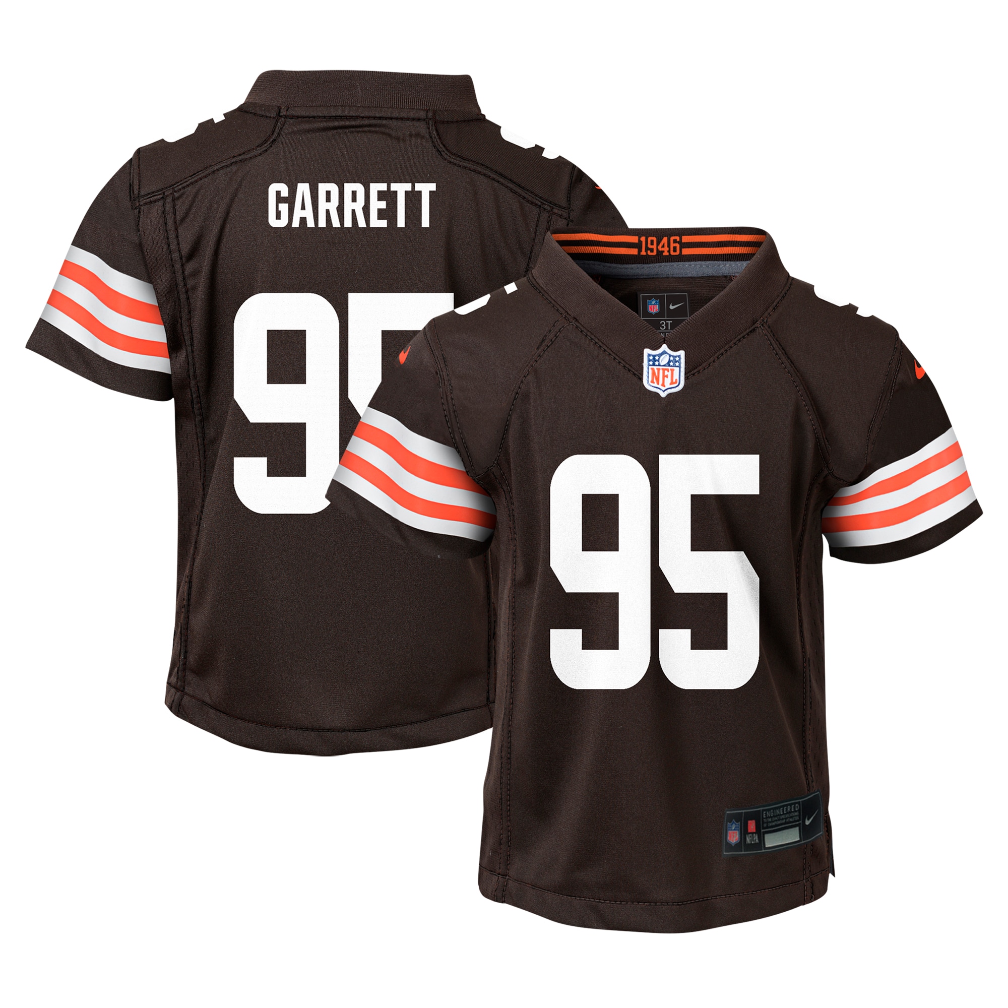 Myles Garrett Cleveland Browns Toddler Game Jersey - Brown