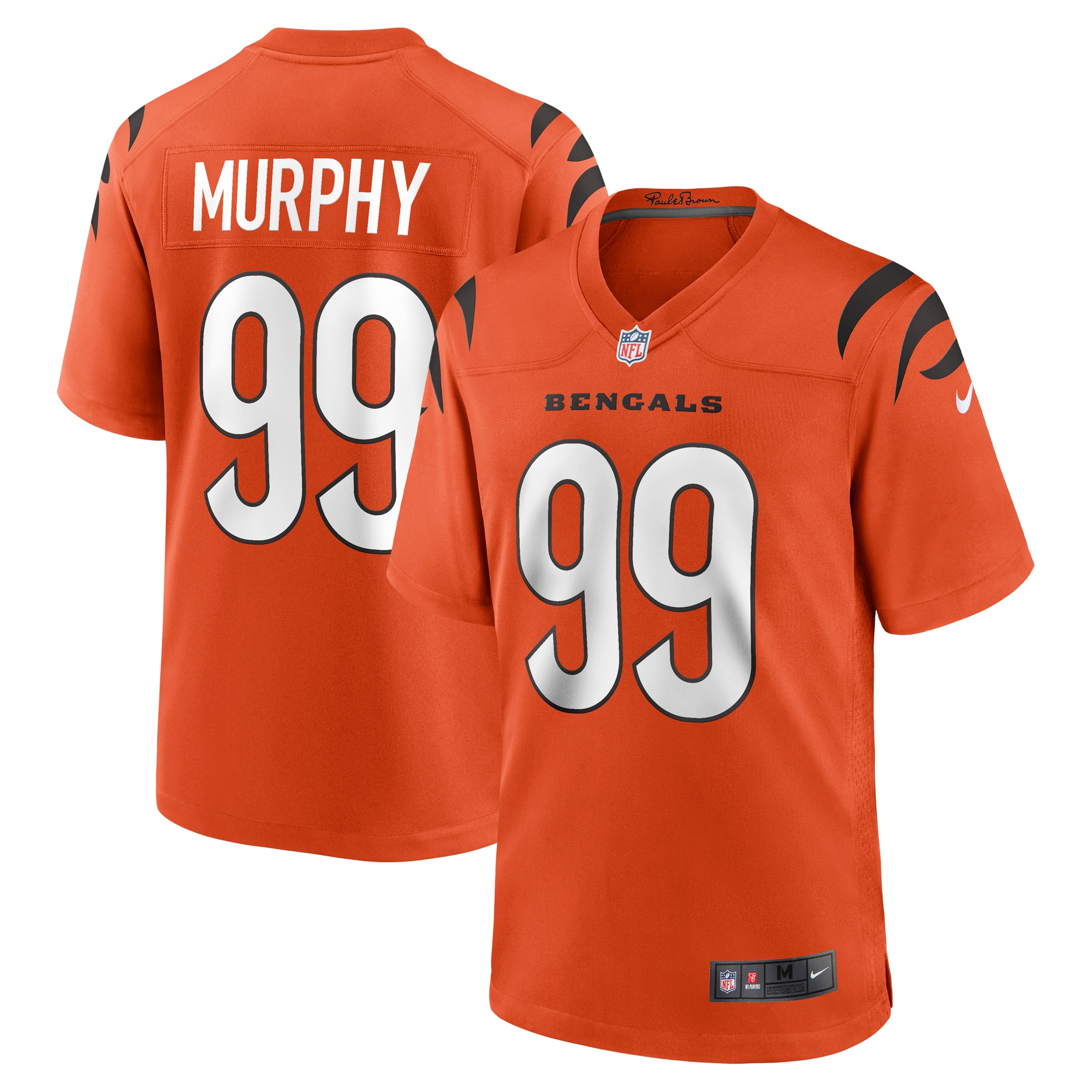 Myles Murphy Cincinnati Bengals Alternate Game Jersey