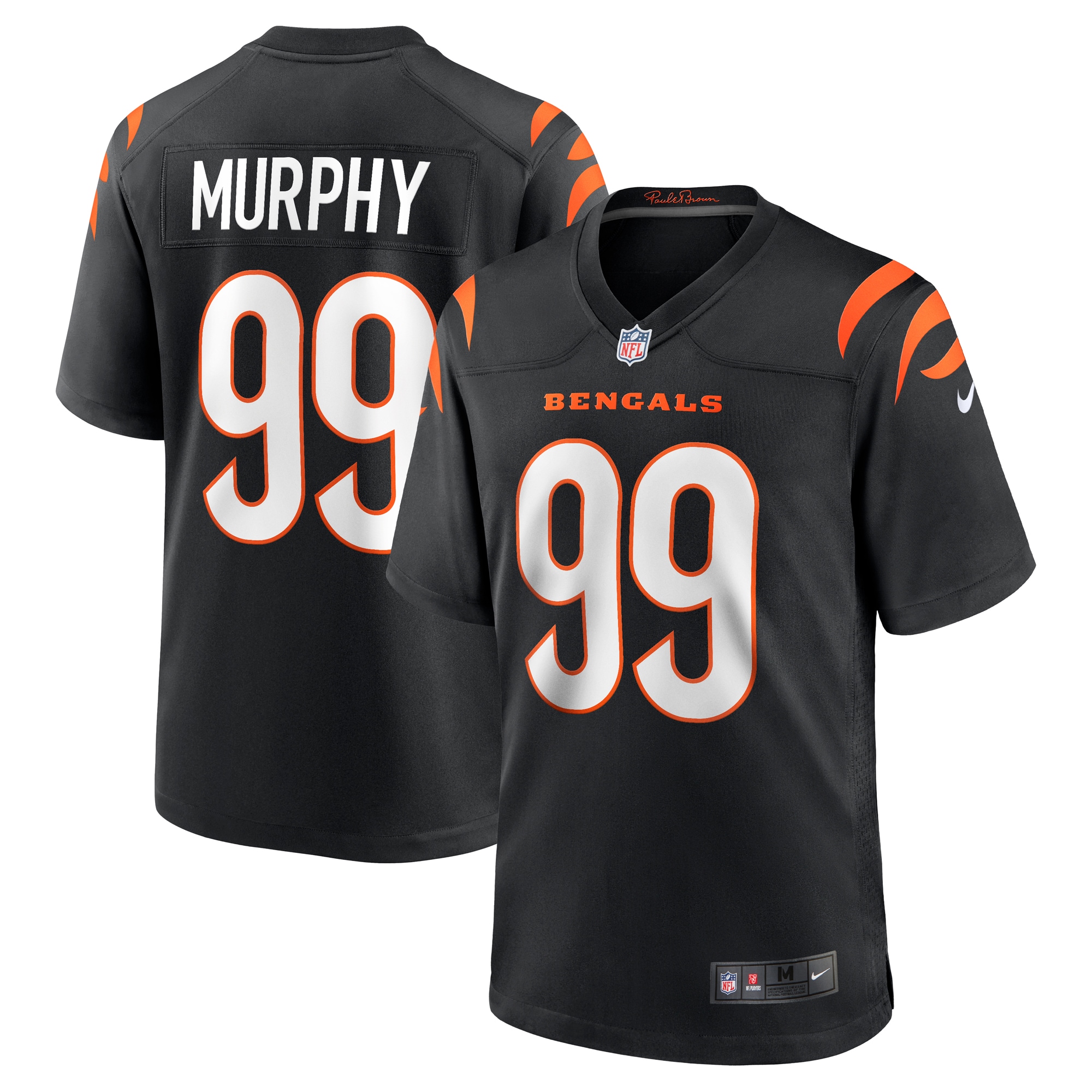 Myles Murphy Cincinnati Bengals Game Jersey - Black