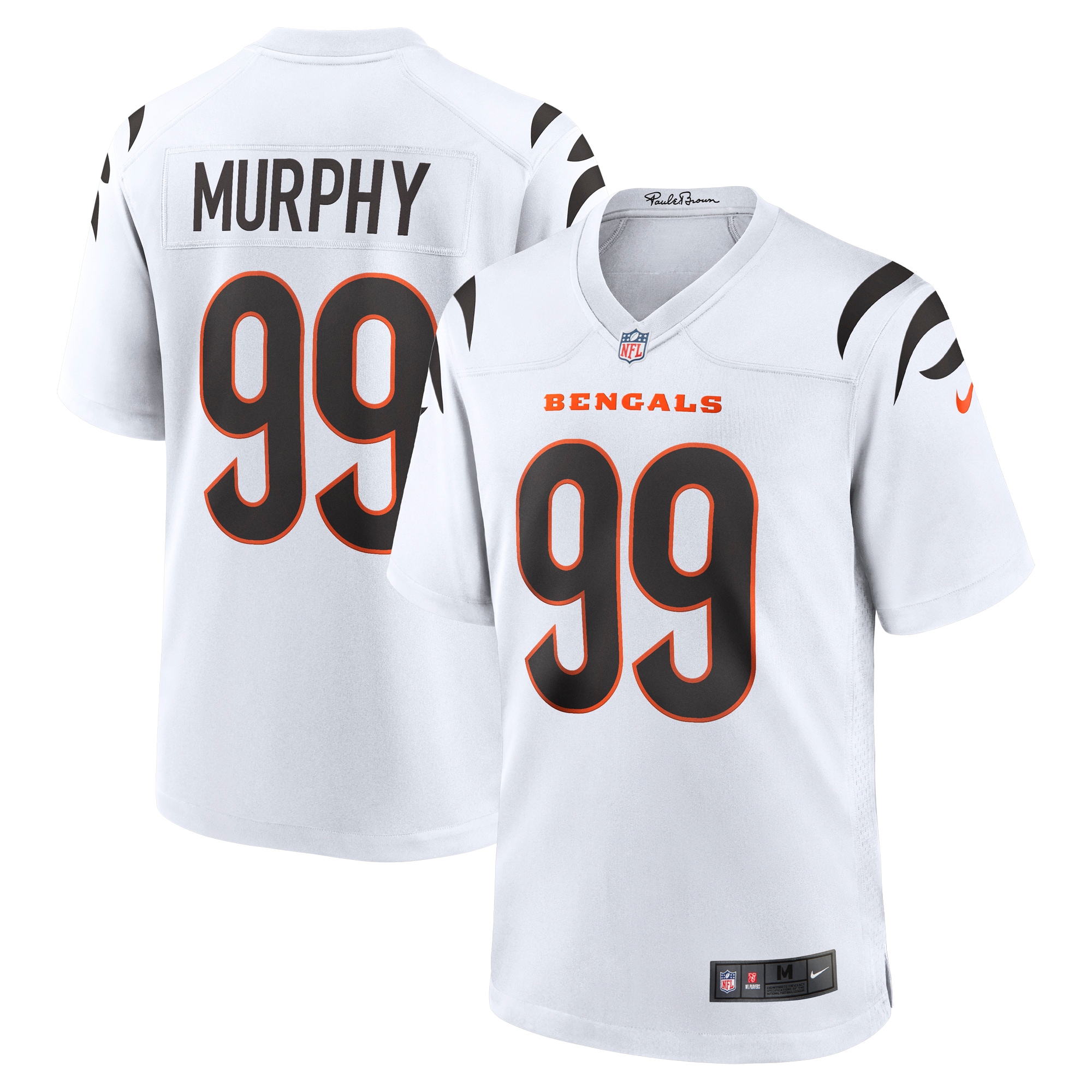 Myles Murphy Cincinnati Bengals Team Game Jersey