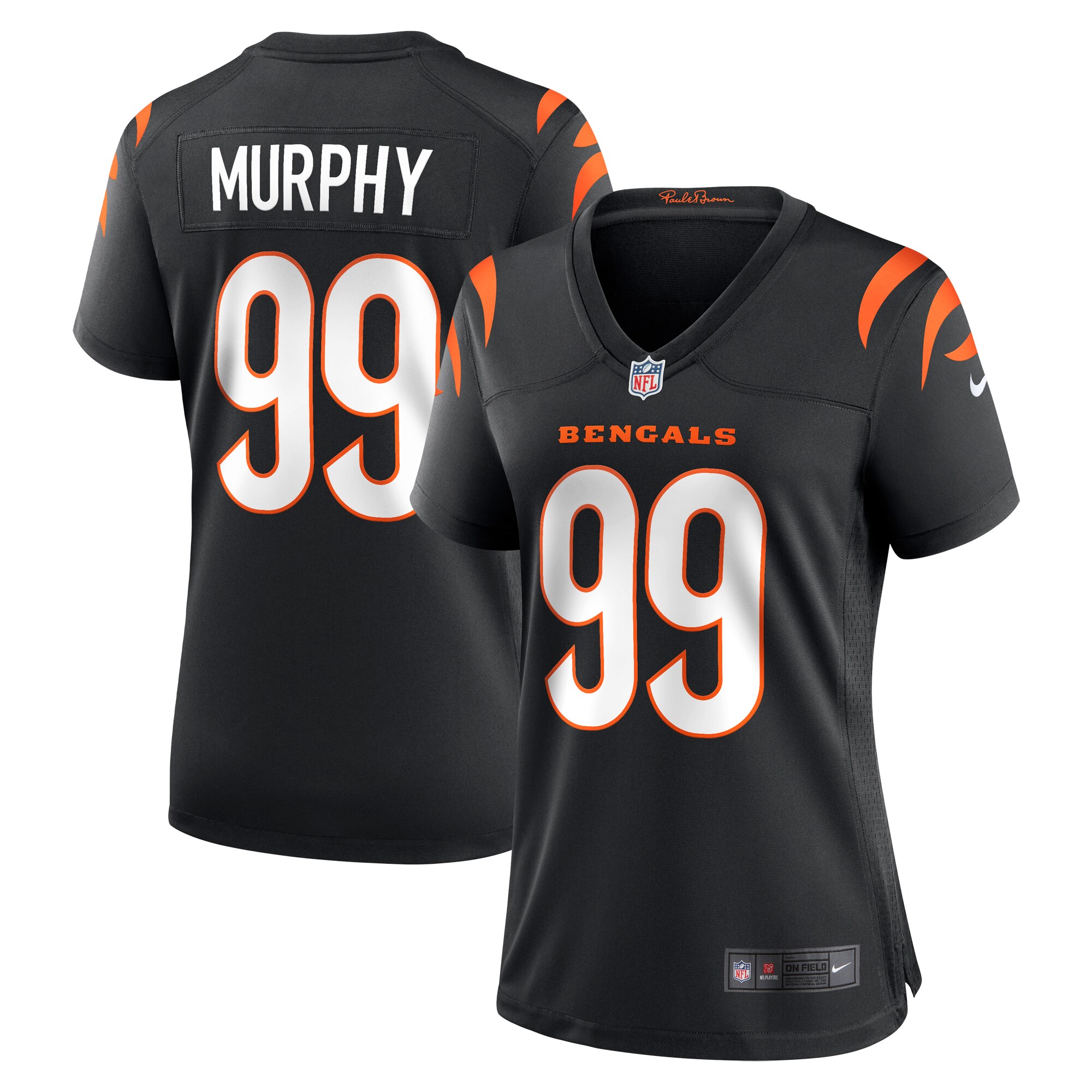 Myles Murphy Cincinnati Bengals Women's Team Game Jersey - Black