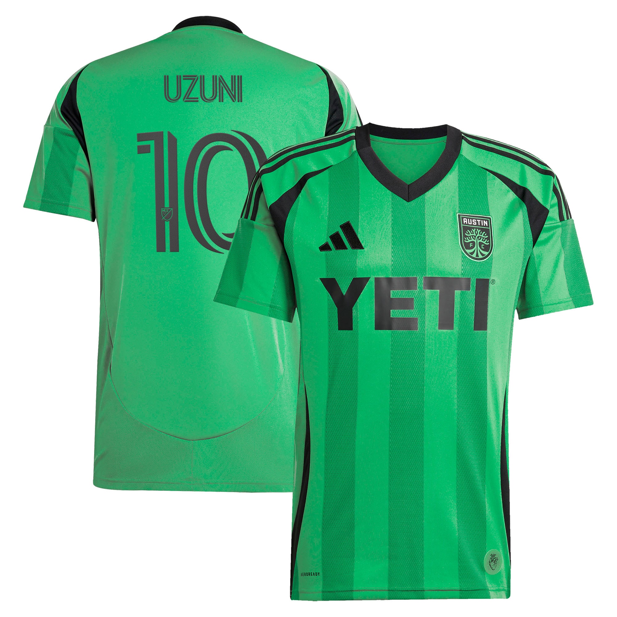 Myrto Uzuni Austin FC 2025 The Heartbeat Kit Jersey - Green