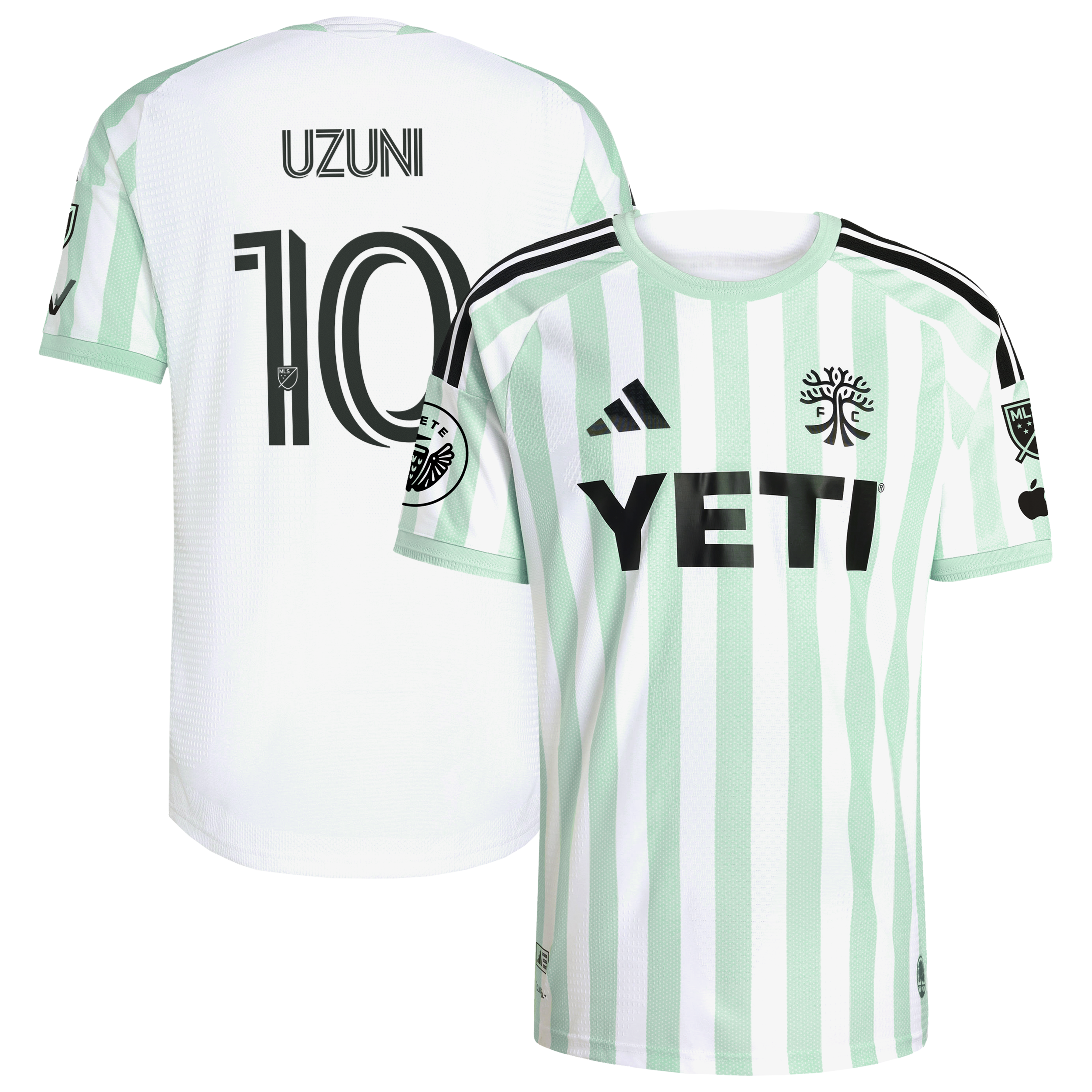 Myrto Uzuni Austin FC 2026 The Rooted Kit On-Field Patch Jersey - White