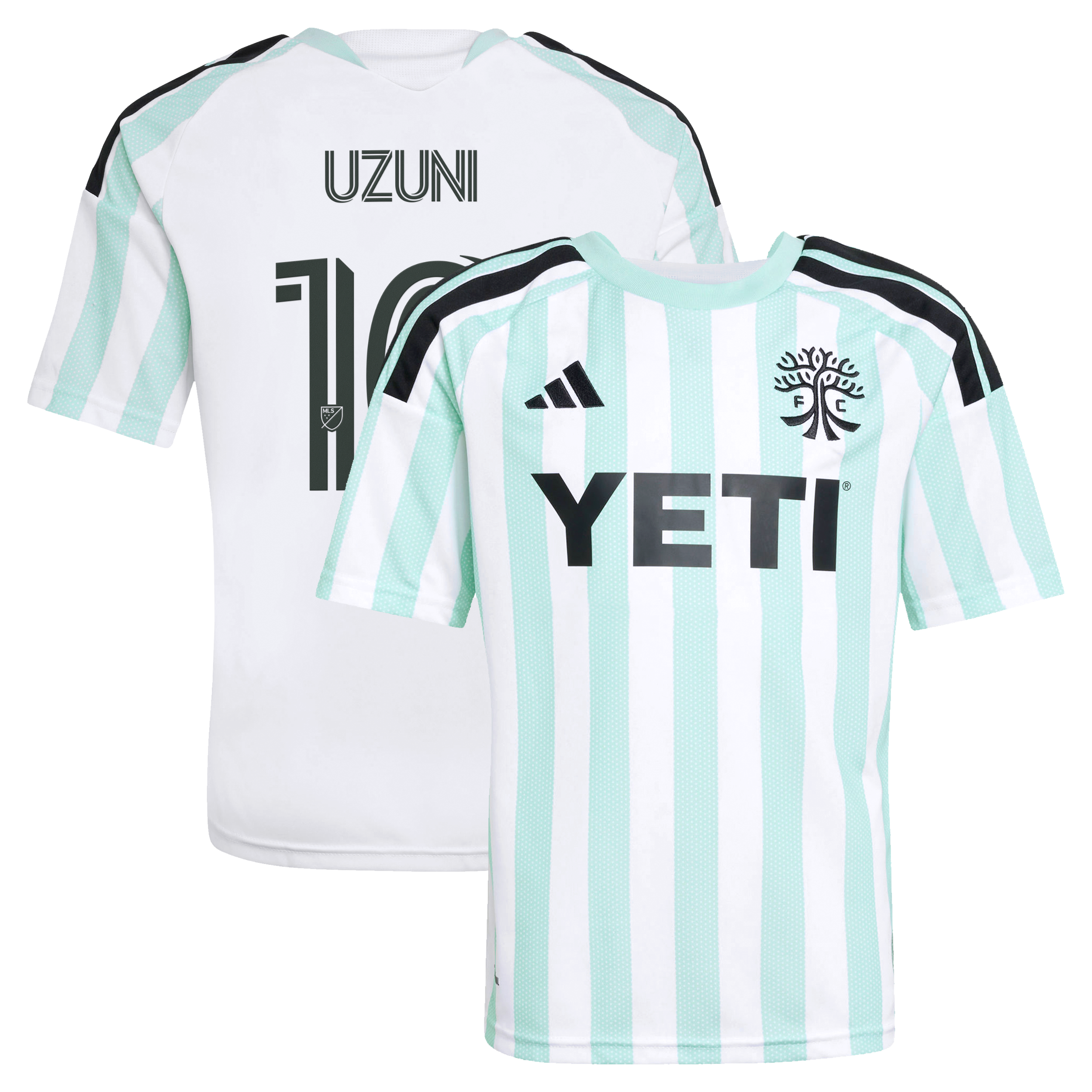 Myrto Uzuni Austin FC Youth 2026 The Rooted Kit Jersey - White