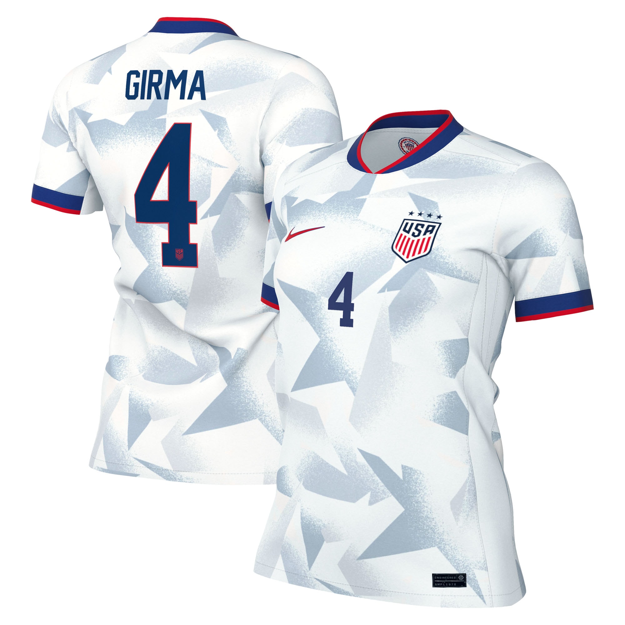 Naomi Girma USWNT Women's 2025 Home Player Jersey - White