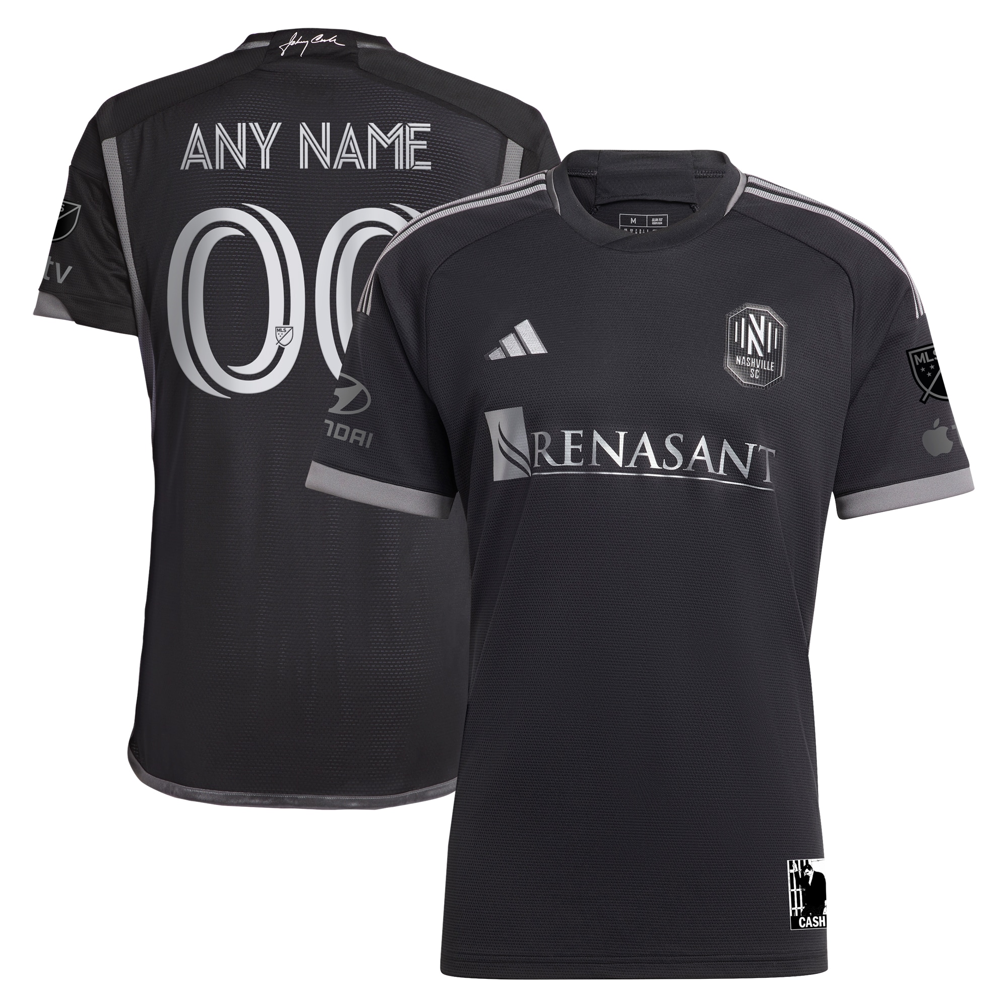 Nashville SC 2023 Man In Black Kit Custom Jersey - Black