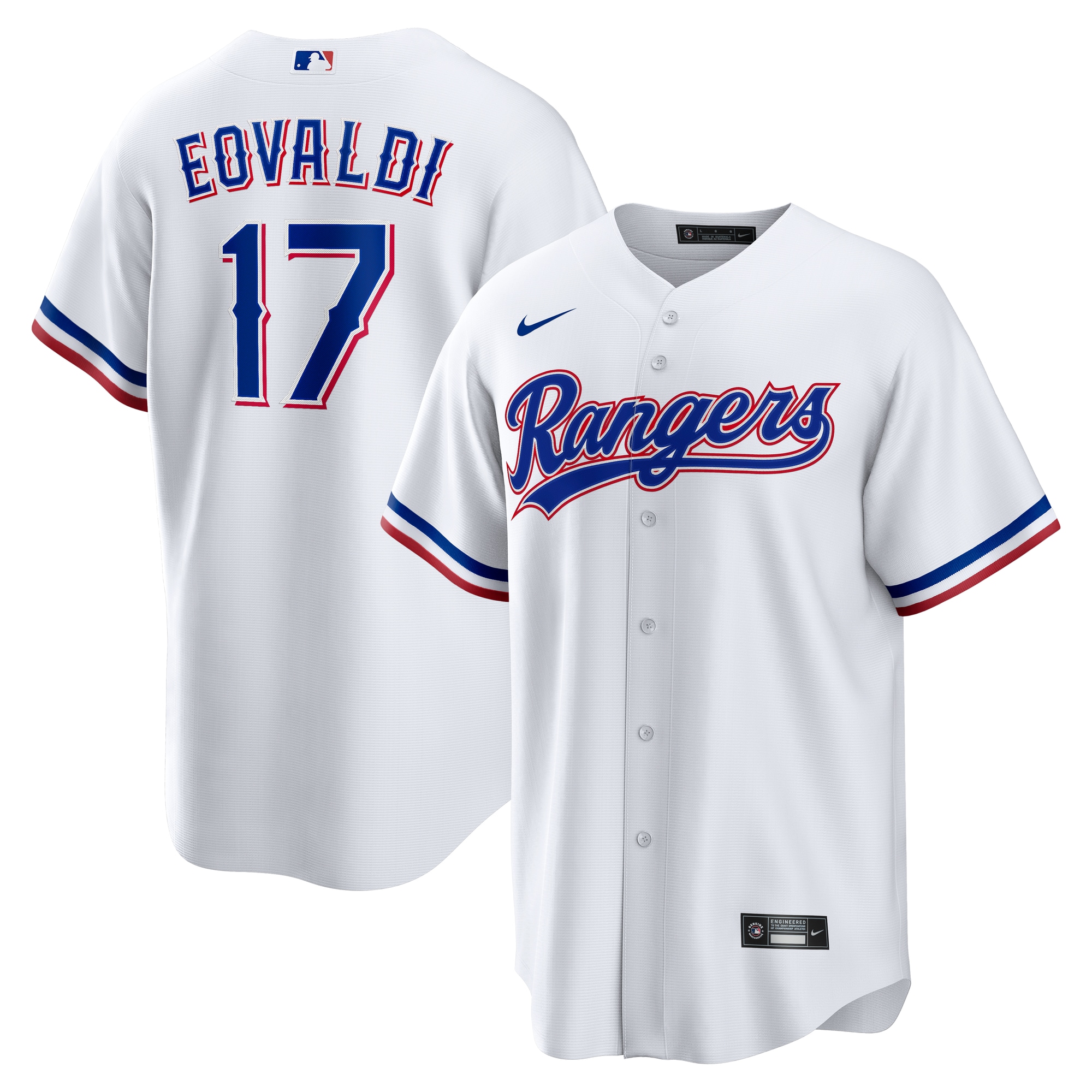 Nathan Eovaldi Texas Rangers Home Player Jersey - White