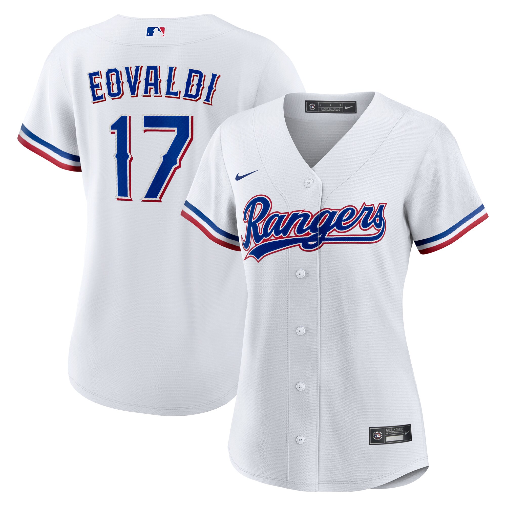 Nathan Eovaldi Texas Rangers Women's Home Jersey - White