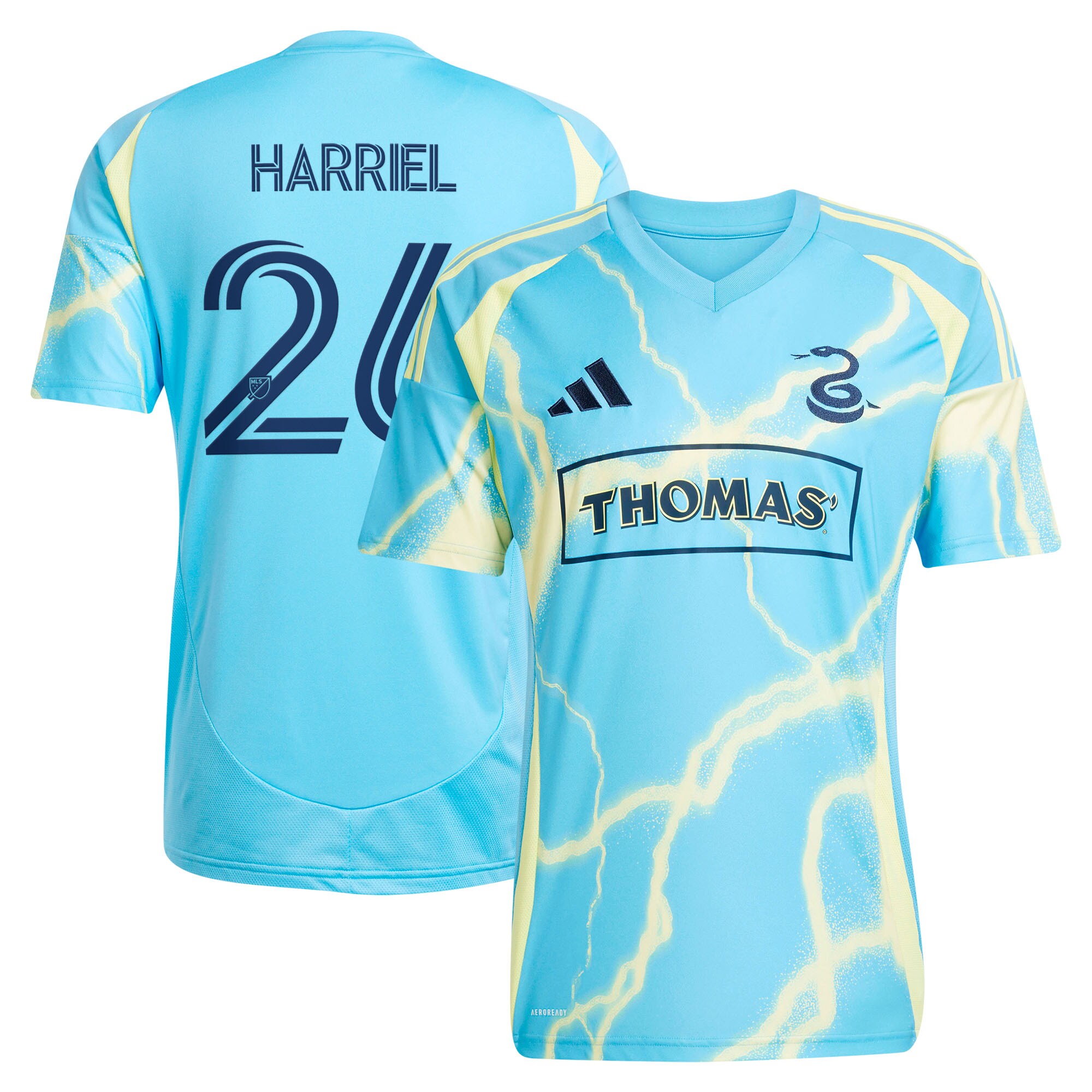 Nathan Harriel Philadelphia Union 2025 The Voltage Kit Jersey - Blue