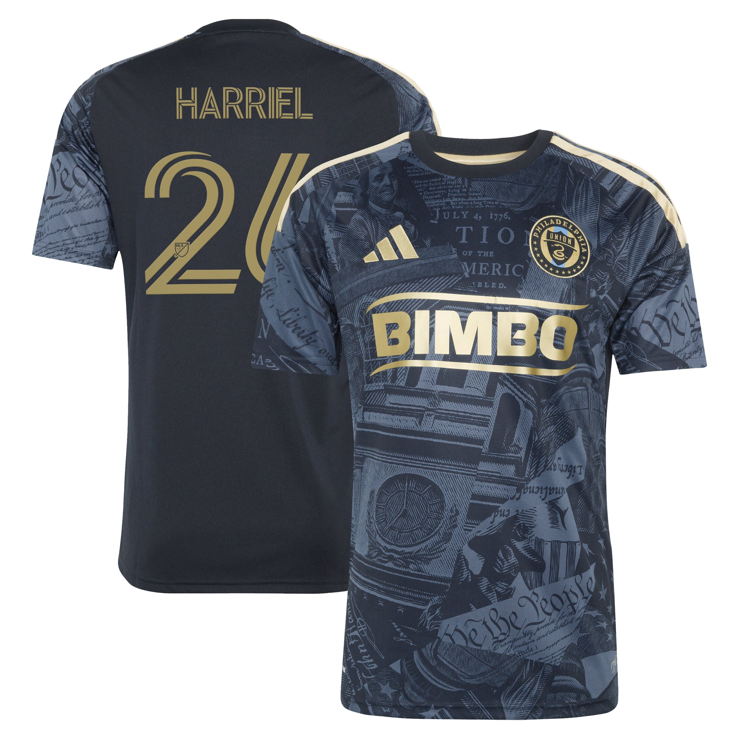 Nathan Harriel Philadelphia Union 2026 1776 Kit Jersey - Navy