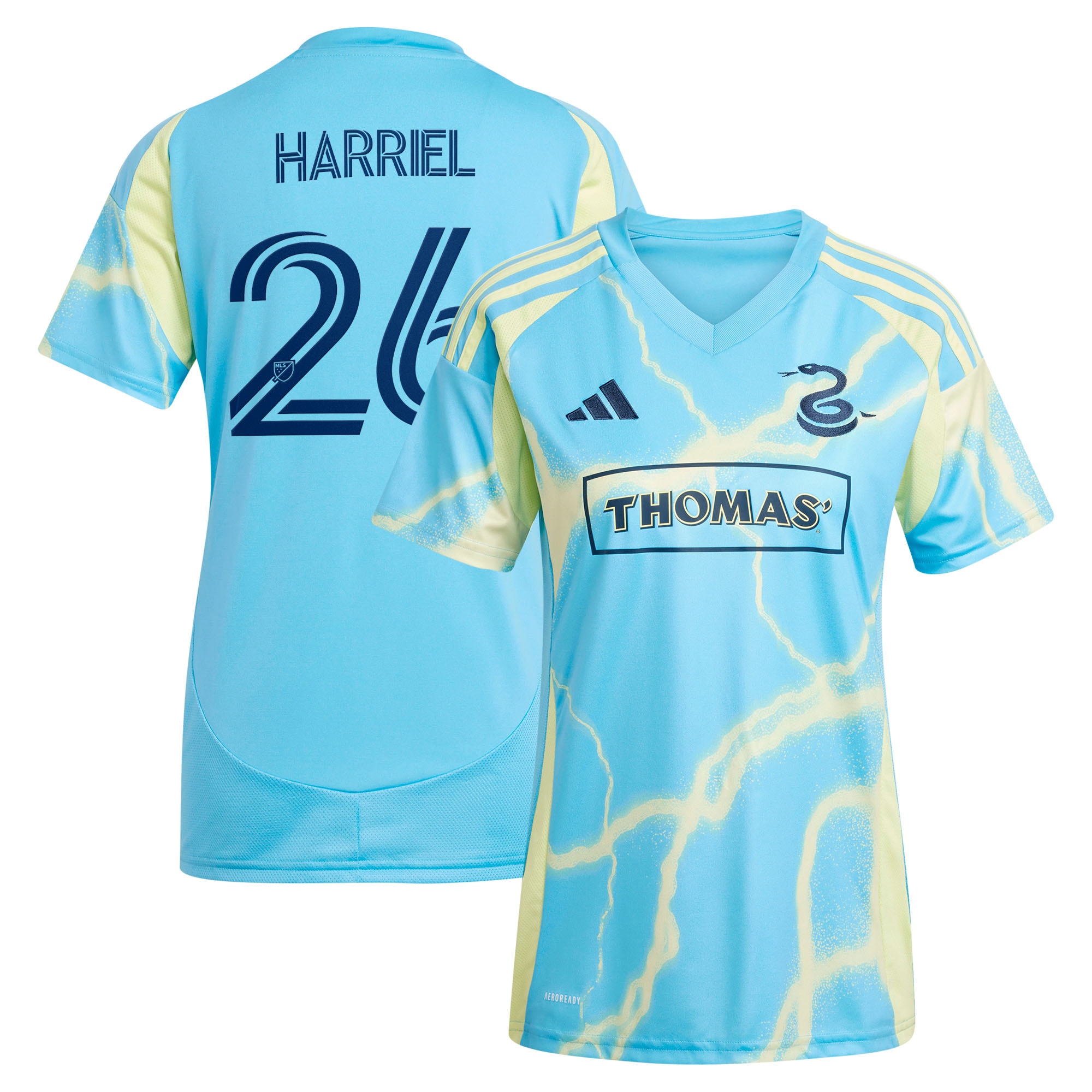 Nathan Harriel Philadelphia Union Women's 2025 The Voltage Kit Jersey - Blue