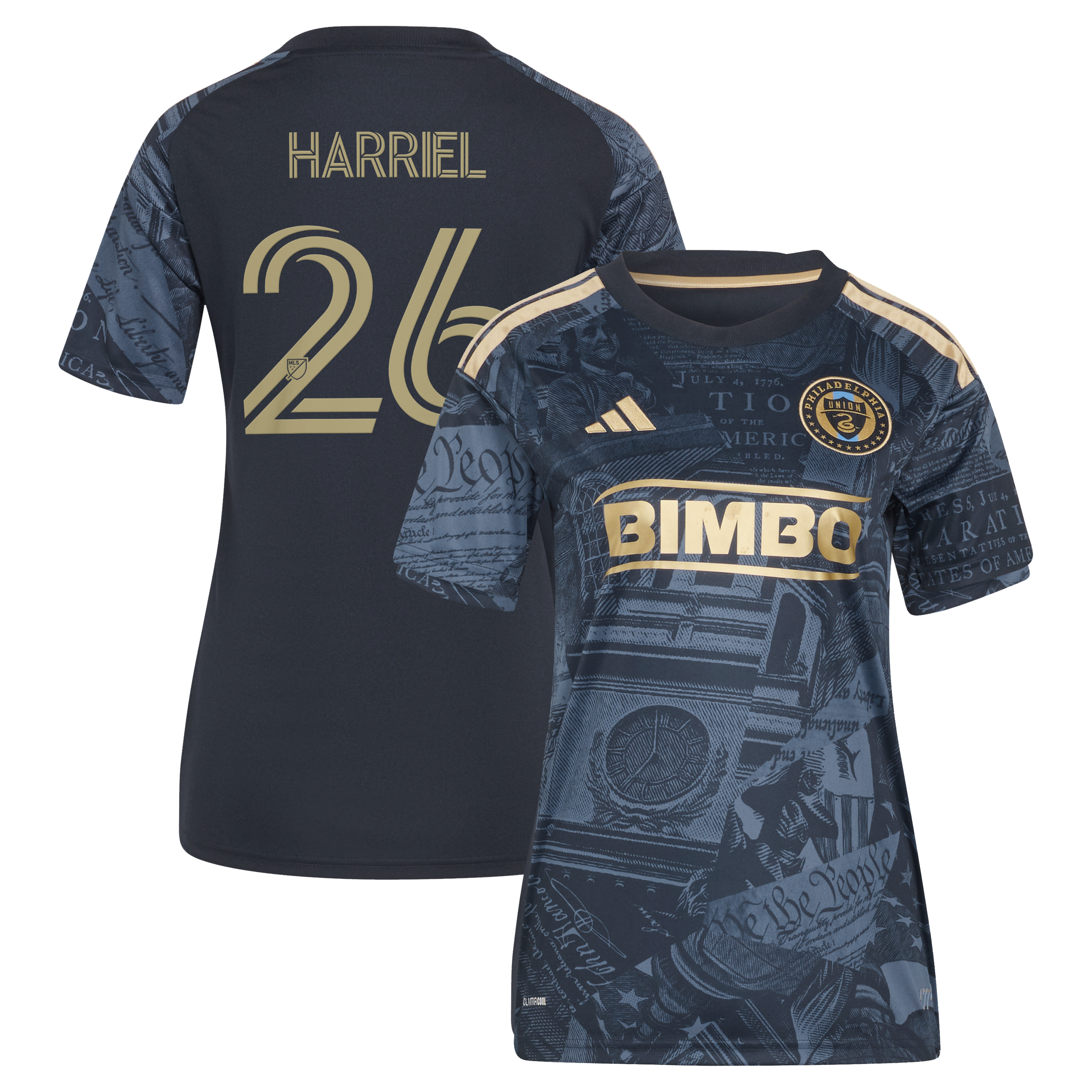 Nathan Harriel Philadelphia Union Women's 2026 1776 Kit Jersey - Navy