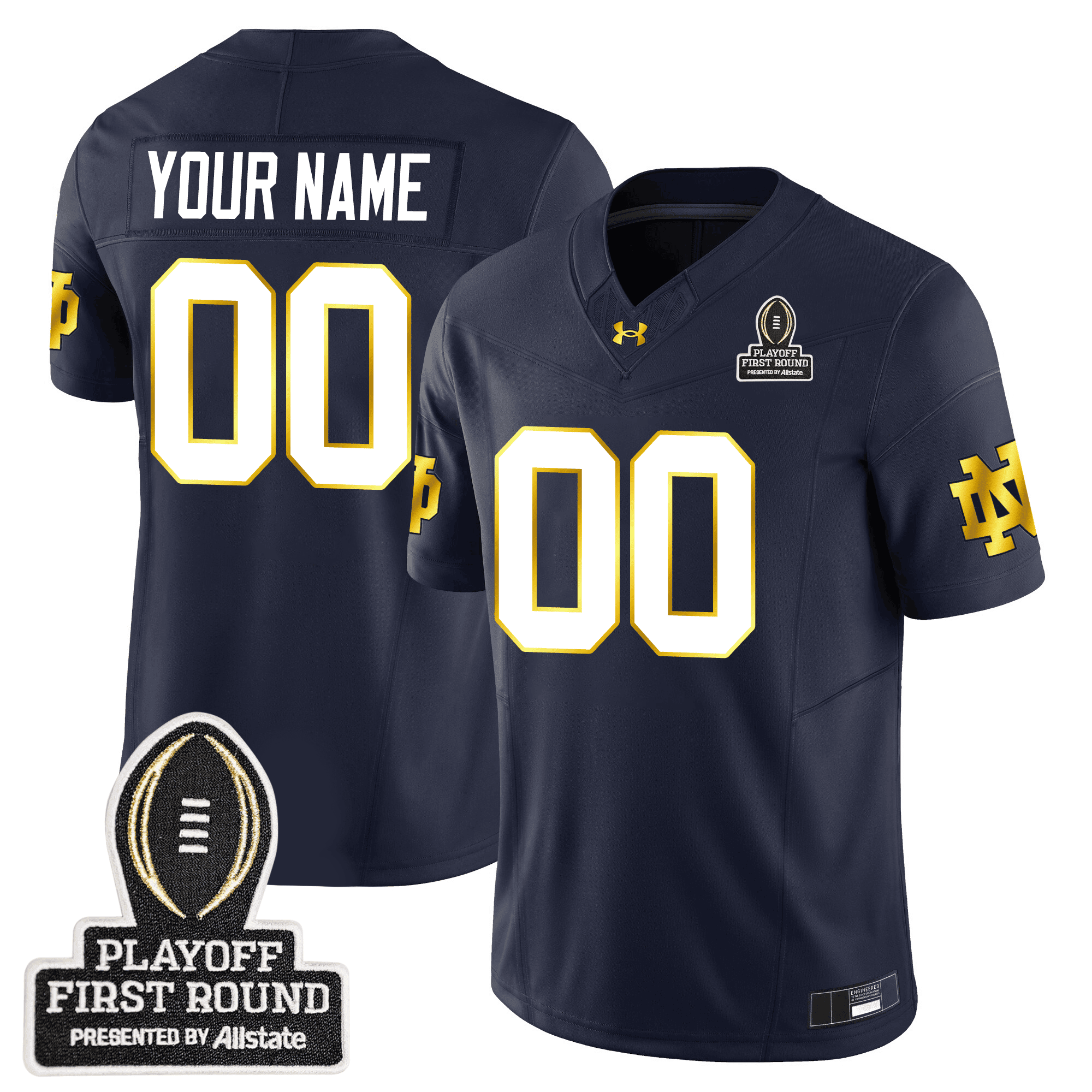 navy Under Armour Notre Dame Jersey - Under Armour Notre Dame Jersey