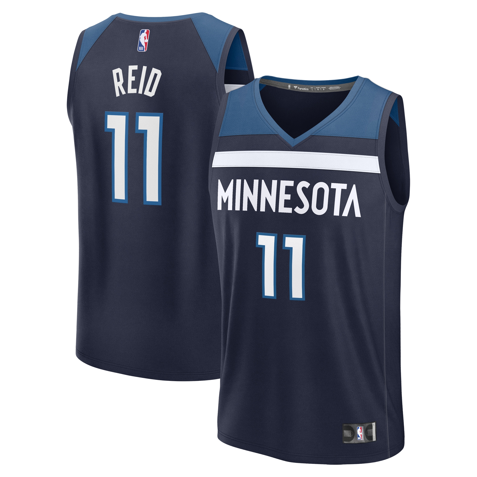 Naz Reid Minnesota Timberwolves Fanatics Youth Fast Break Player Jersey - Icon Edition - Navy