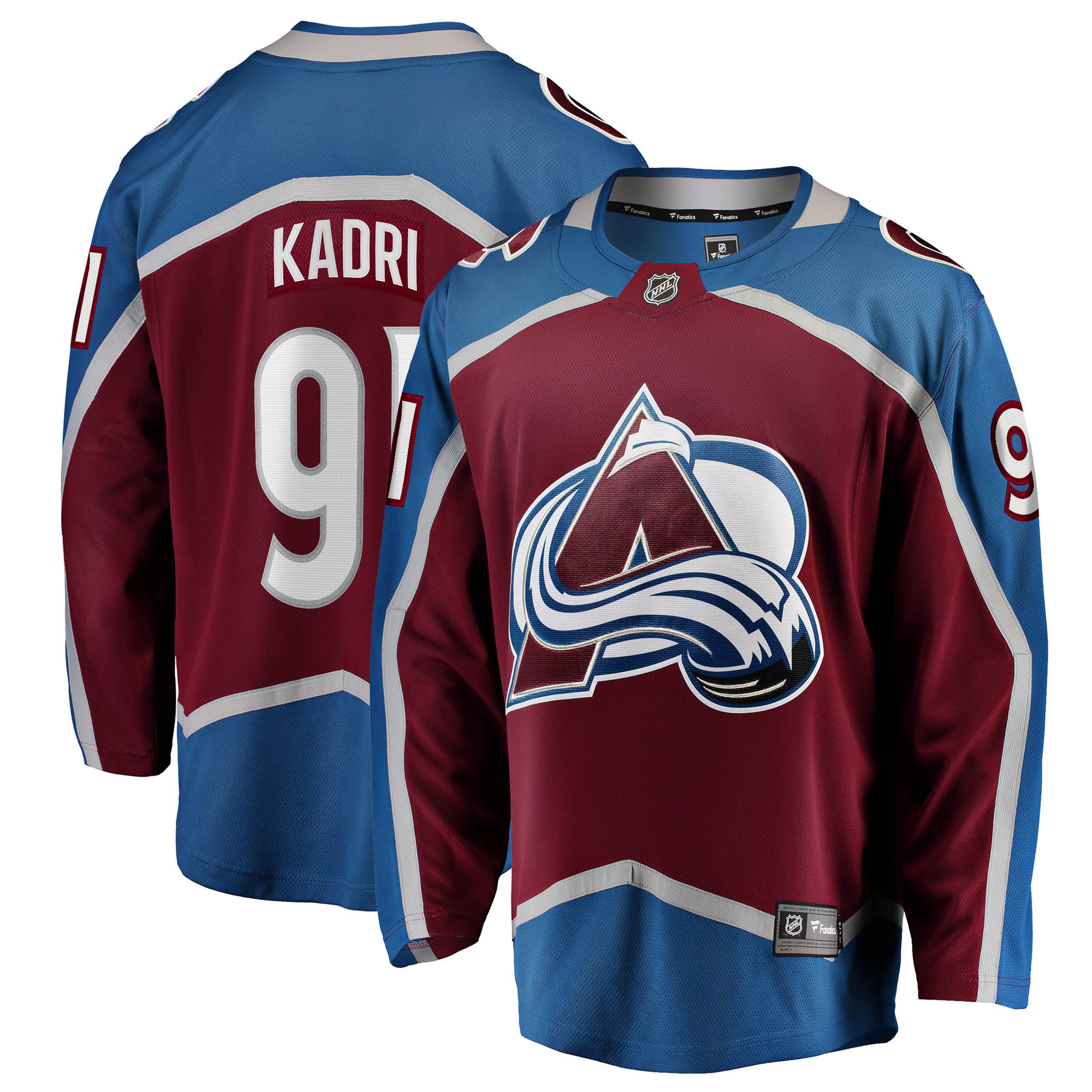 Nazem Kadri Colorado Avalanche Fanatics Home Breakaway Jersey - Burgundy
