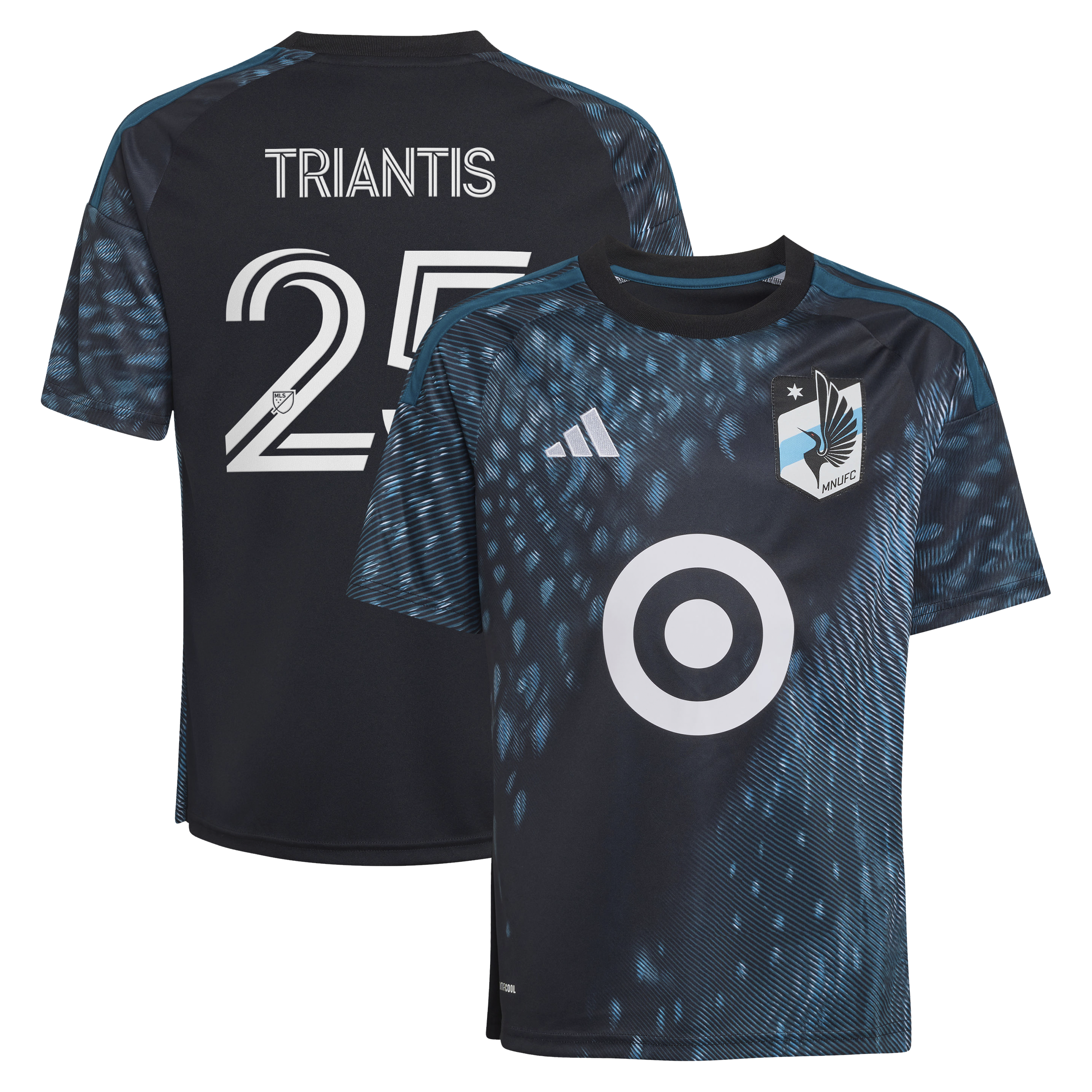 Nectarios Triantis Minnesota United FC Youth 2026 The Decade Kit Jersey - Black