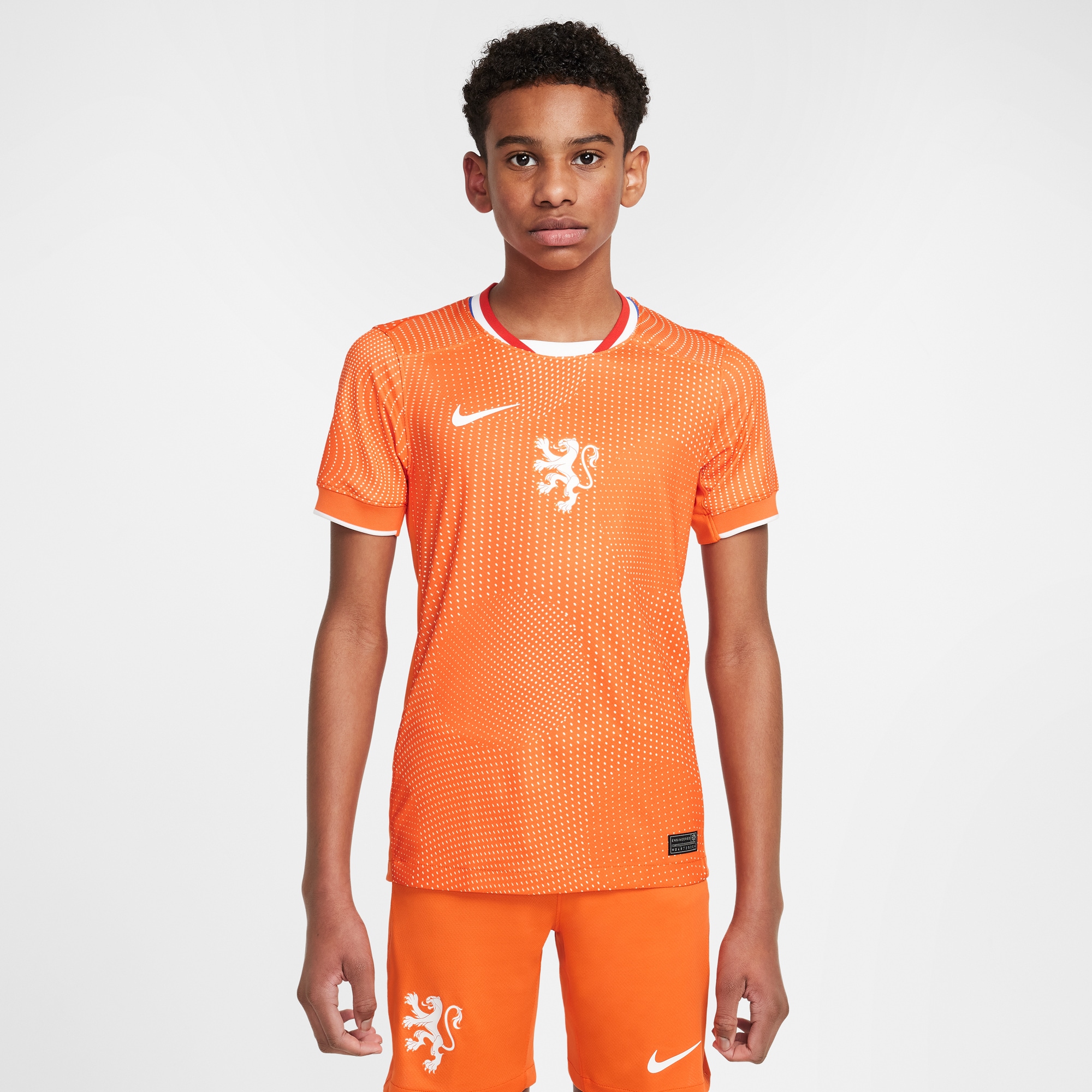 Netherlands Women's National Team Youth 2025/26 Home Jersey - Orange