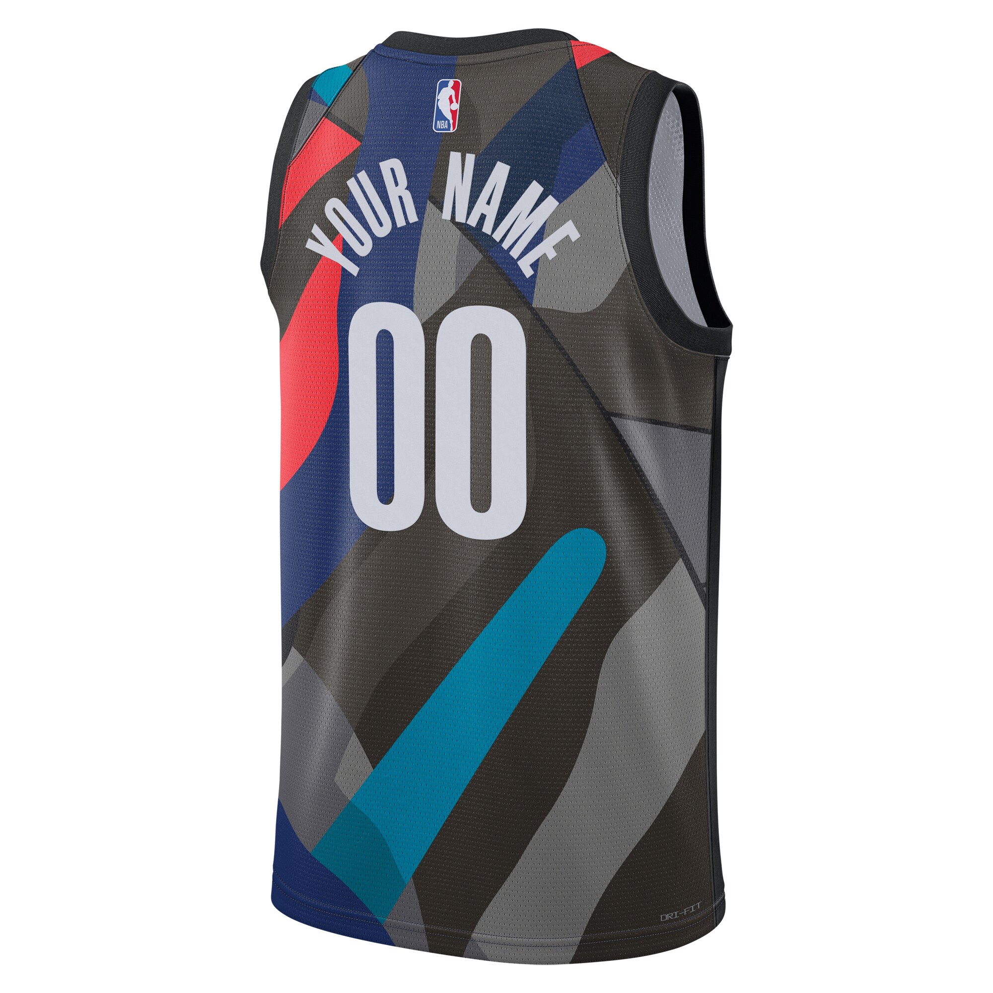 Alternative view of Nets City Edition Custom Jersey - Nike - Personalized Style