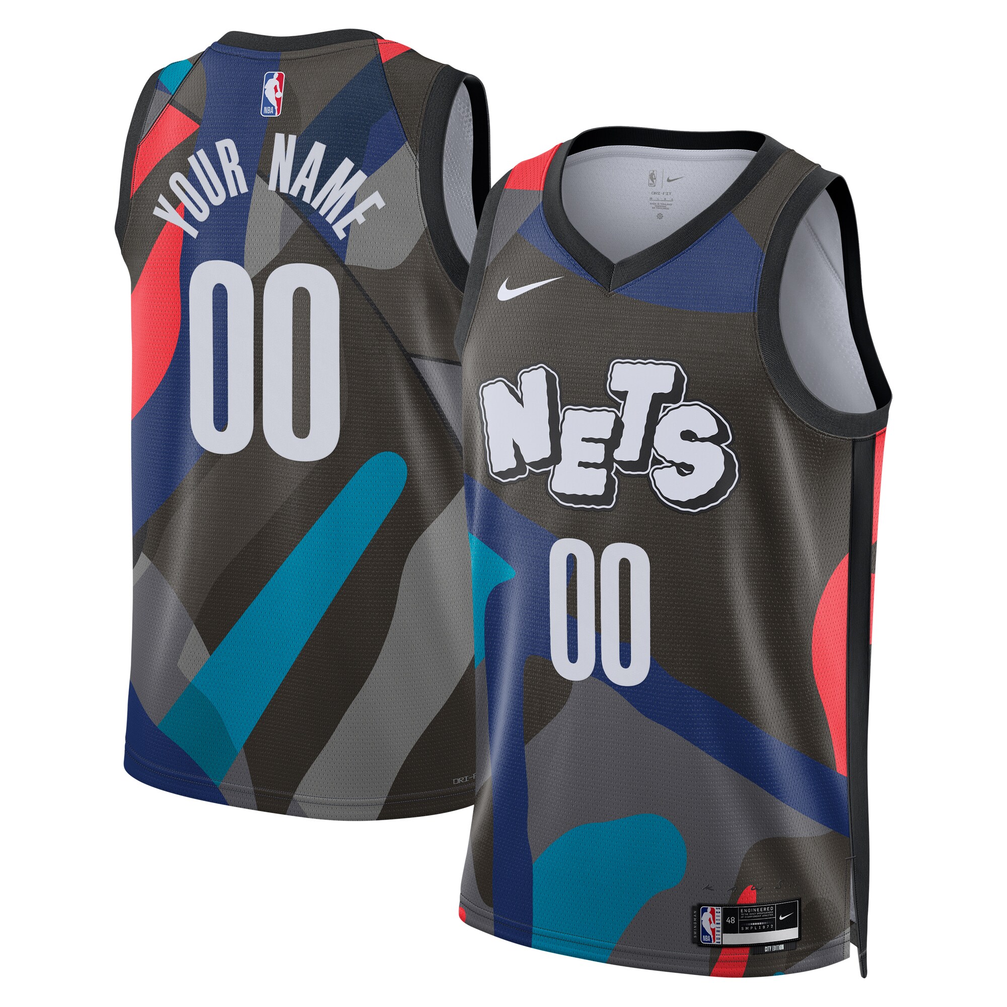 Nets City Edition Custom Jersey - Nike - Personalized Style