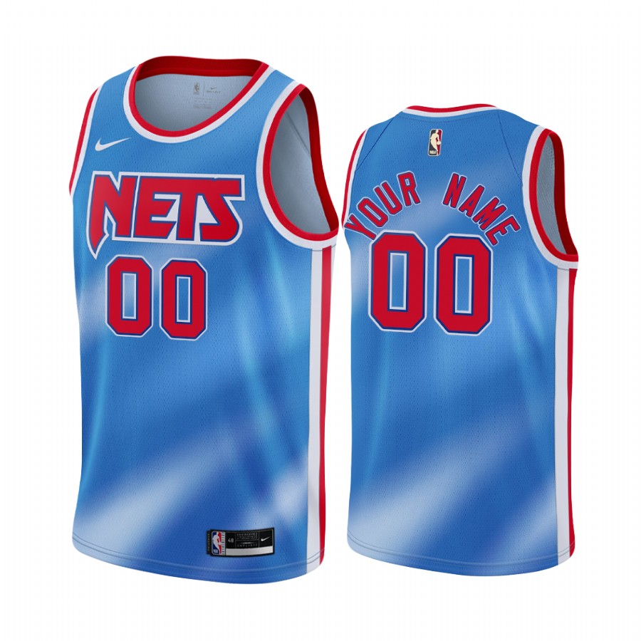 Nets Light Blue Custom Jersey - Nike - Personalized Edition