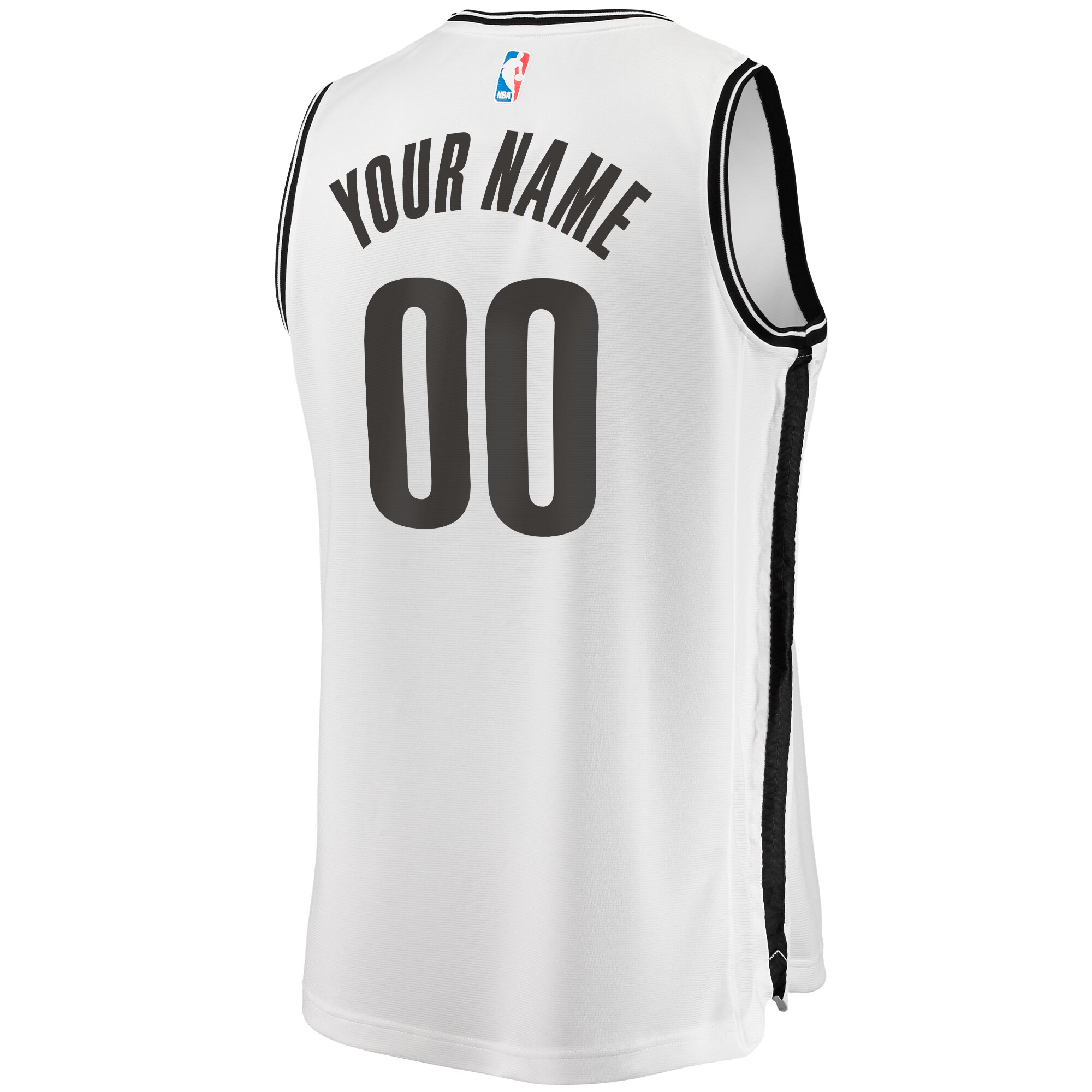 Alternative view of Nets White Custom Jersey - Fanatics - Personalize Your Brooklyn Look