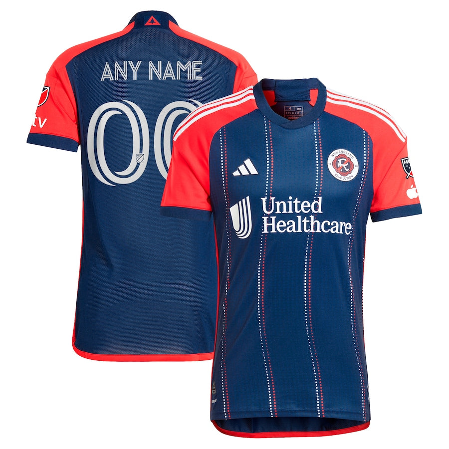 New England Revolution Navy Jersey 2024 - Premium Authentic Fan Edition